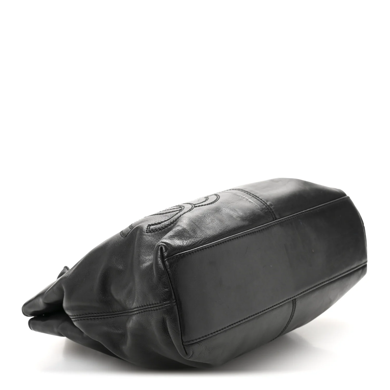 Lambskin CC Shoulder Bag Black - Top Club