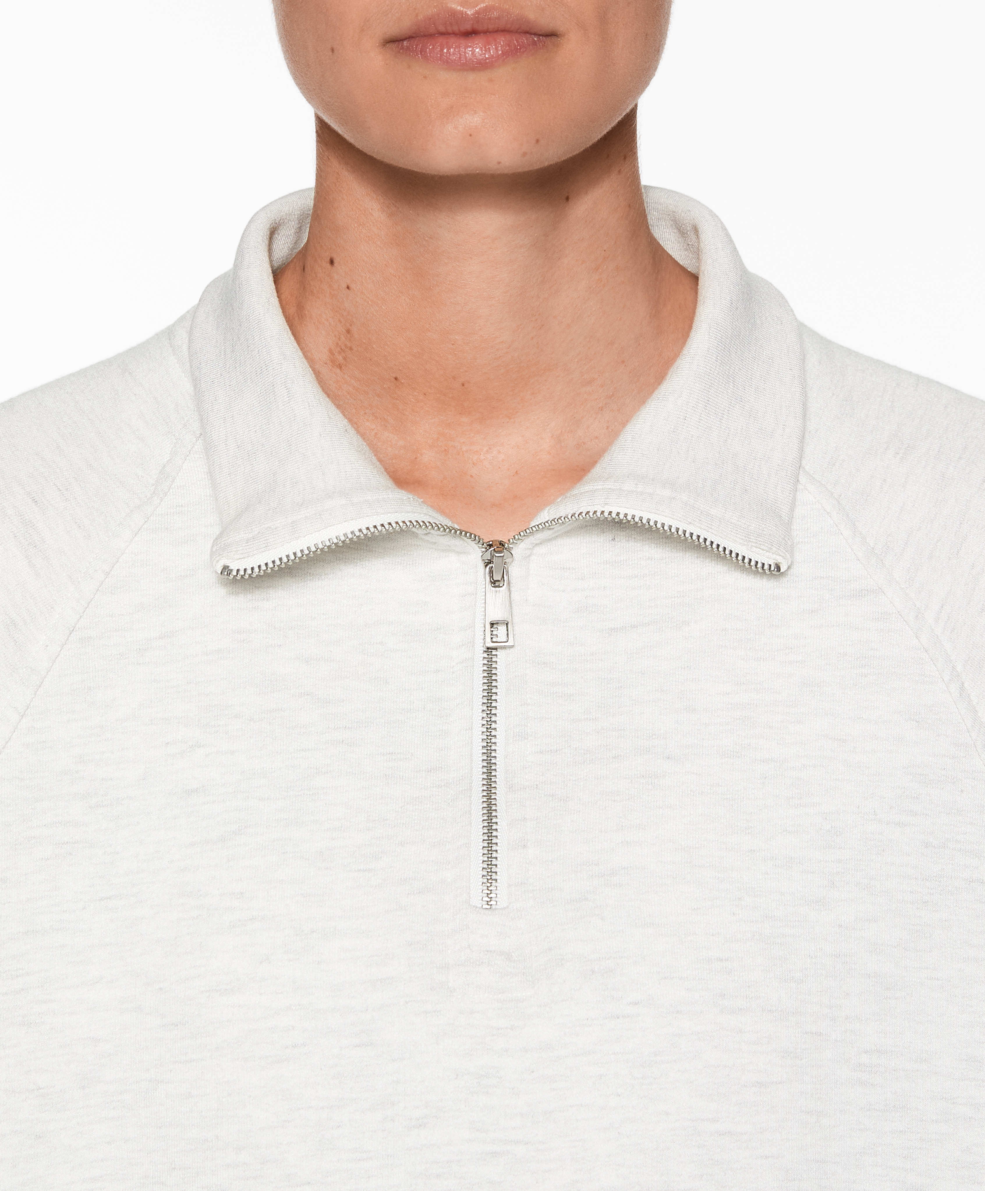 OYSHO Half-zip sweatshirt with cotton and modal