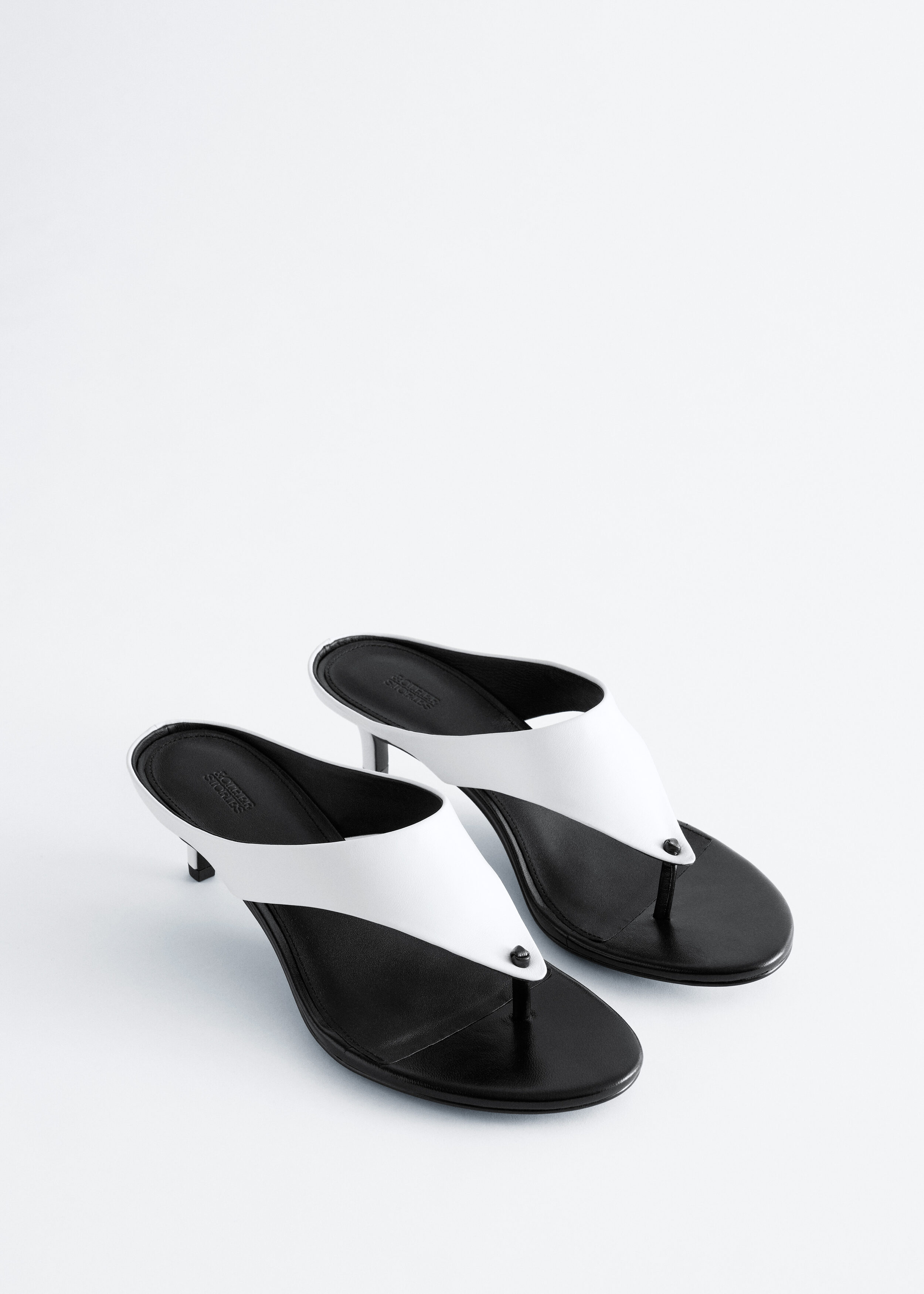 & Other Stories LEATHER KITTEN HEELS