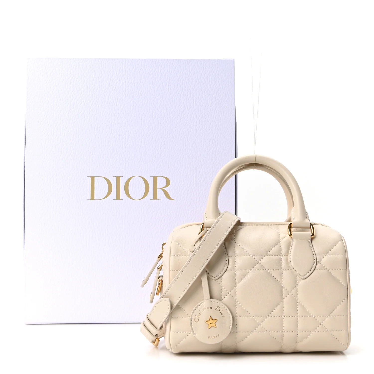 Calfskin Macrocannage Groove 20 Bag Dusty Ivory - Top Club