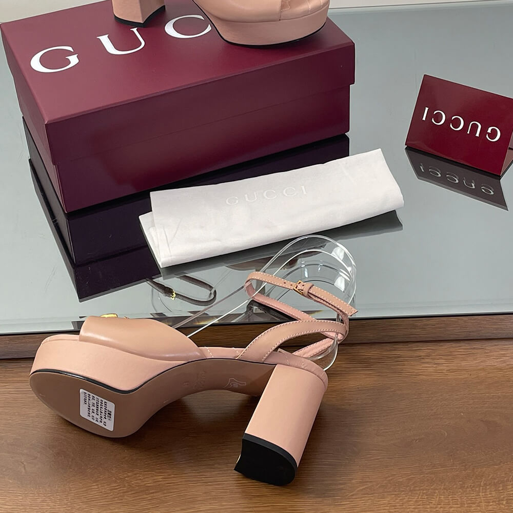 GUCCI Women s platform sandal with Double G - Top Club