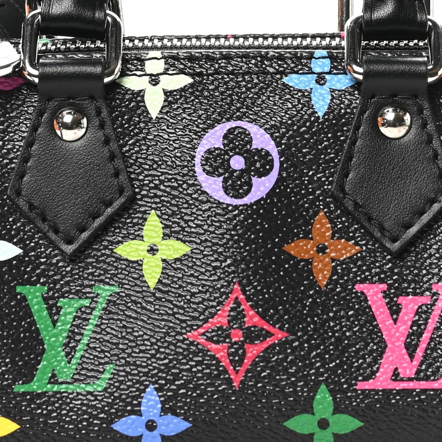 LV X TM Monogram Multicolor Nano Speedy Black - Top Club