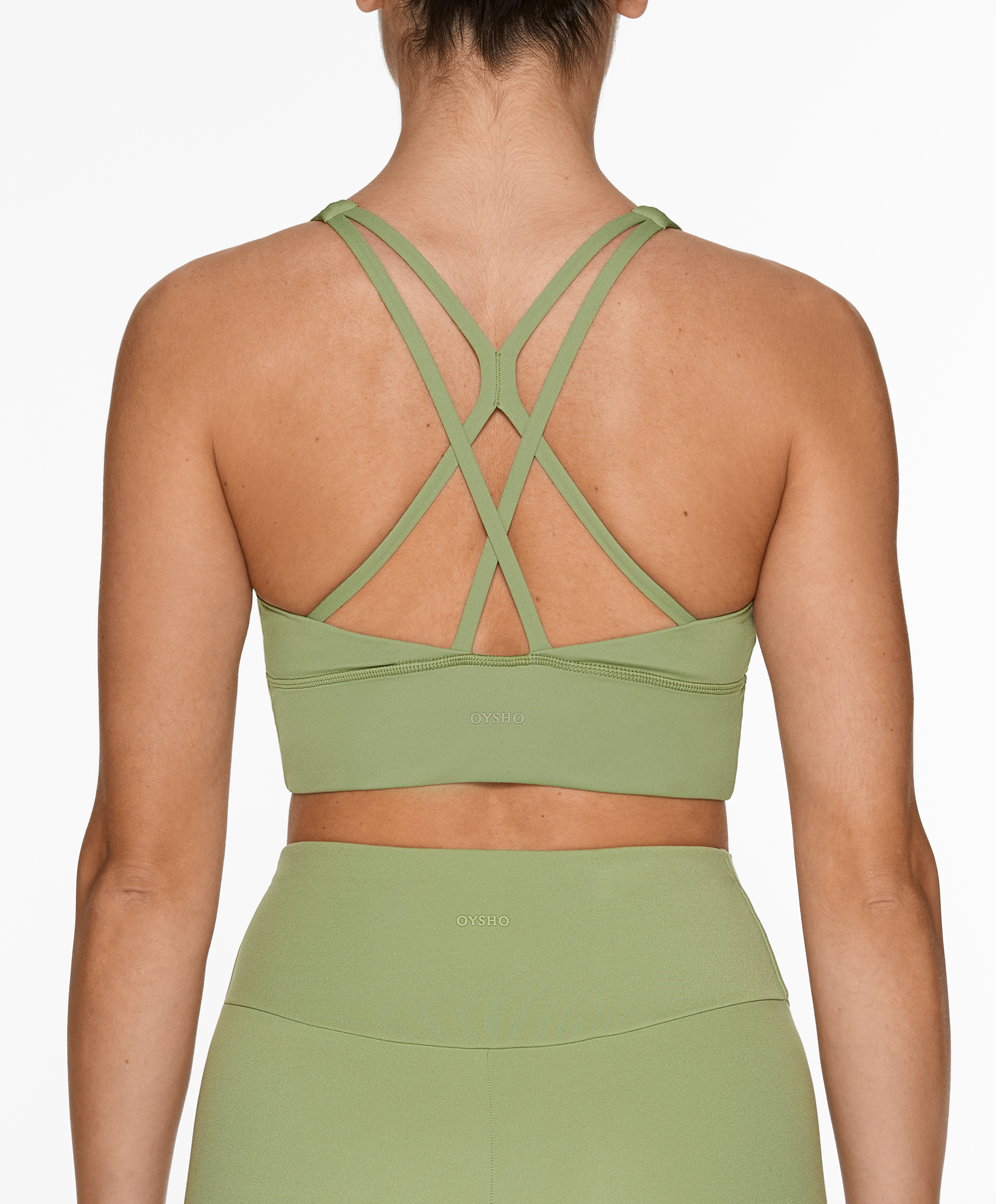 OYSHO Medium-support comfortlux sports bra with cups