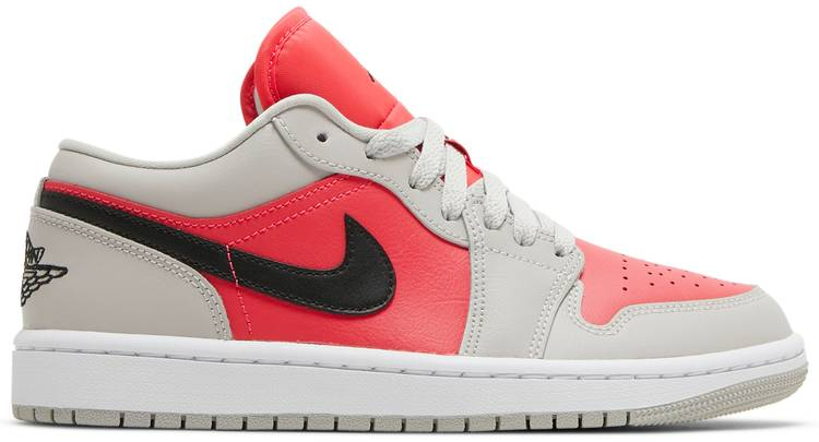 Air Jordan 1 Low  Light Iron Ore Siren Red  DC0774-060 - Sneaker Replica Workshop