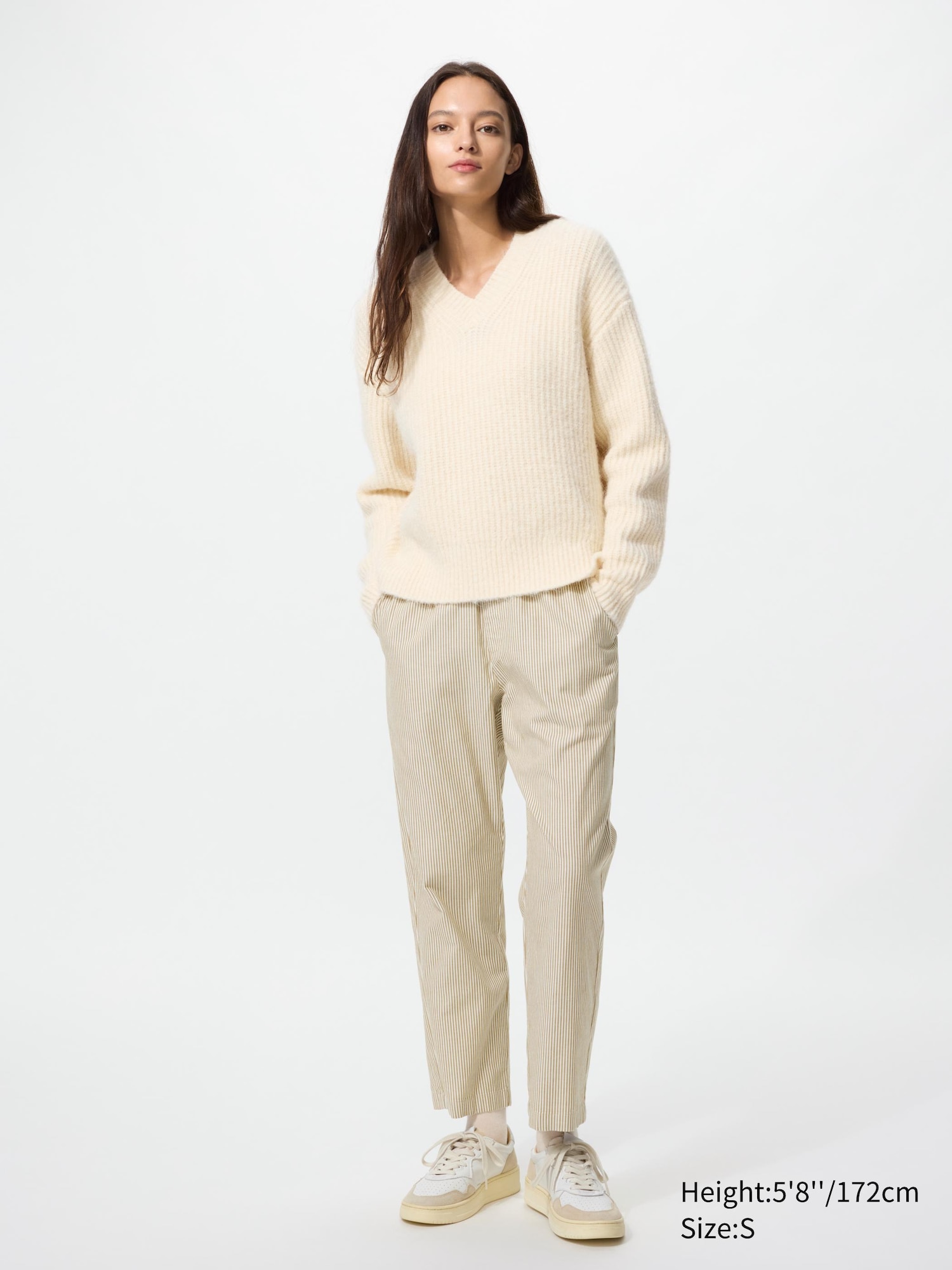 Cotton Relaxed Ankle Pants