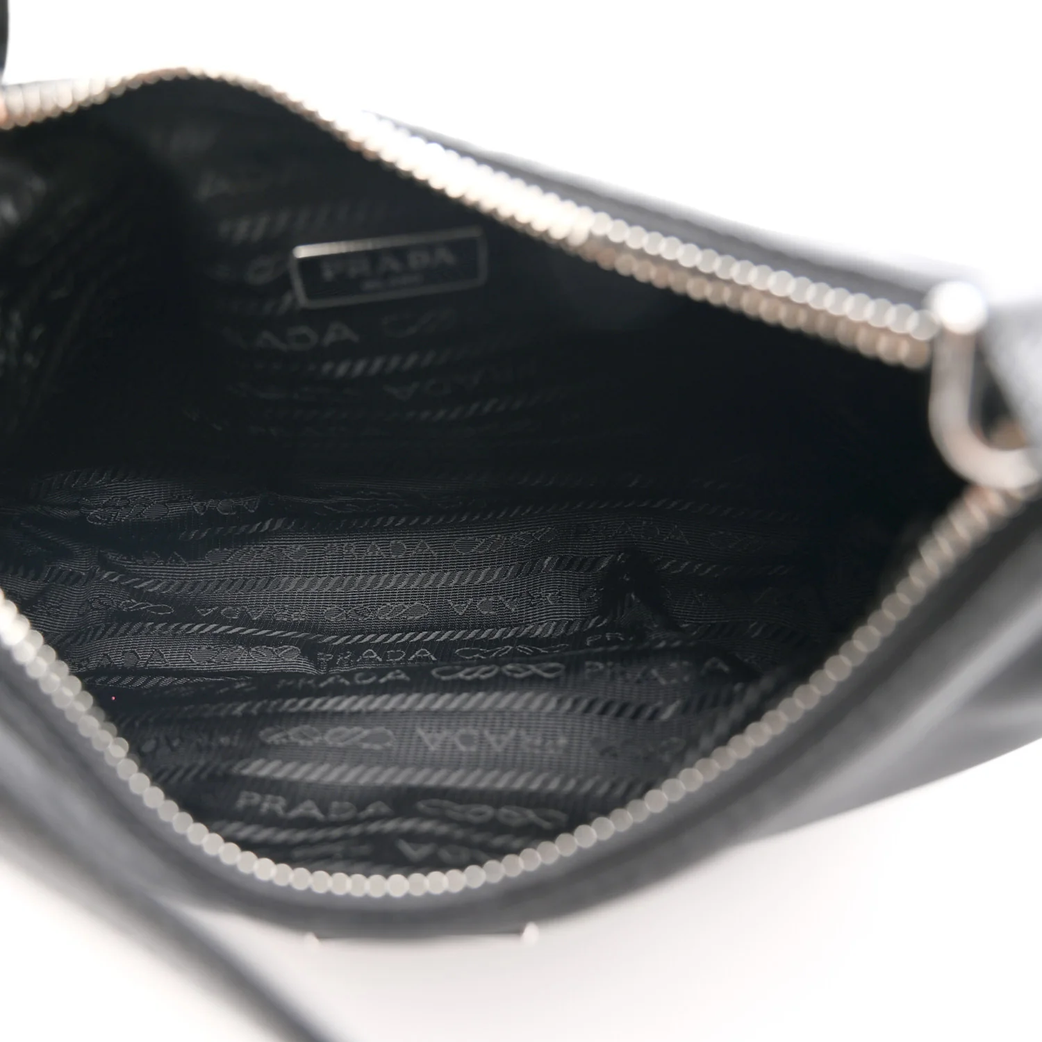 Tessuto Nylon Saffiano Mini Re-Edition 2005 Bag Black - Top Club