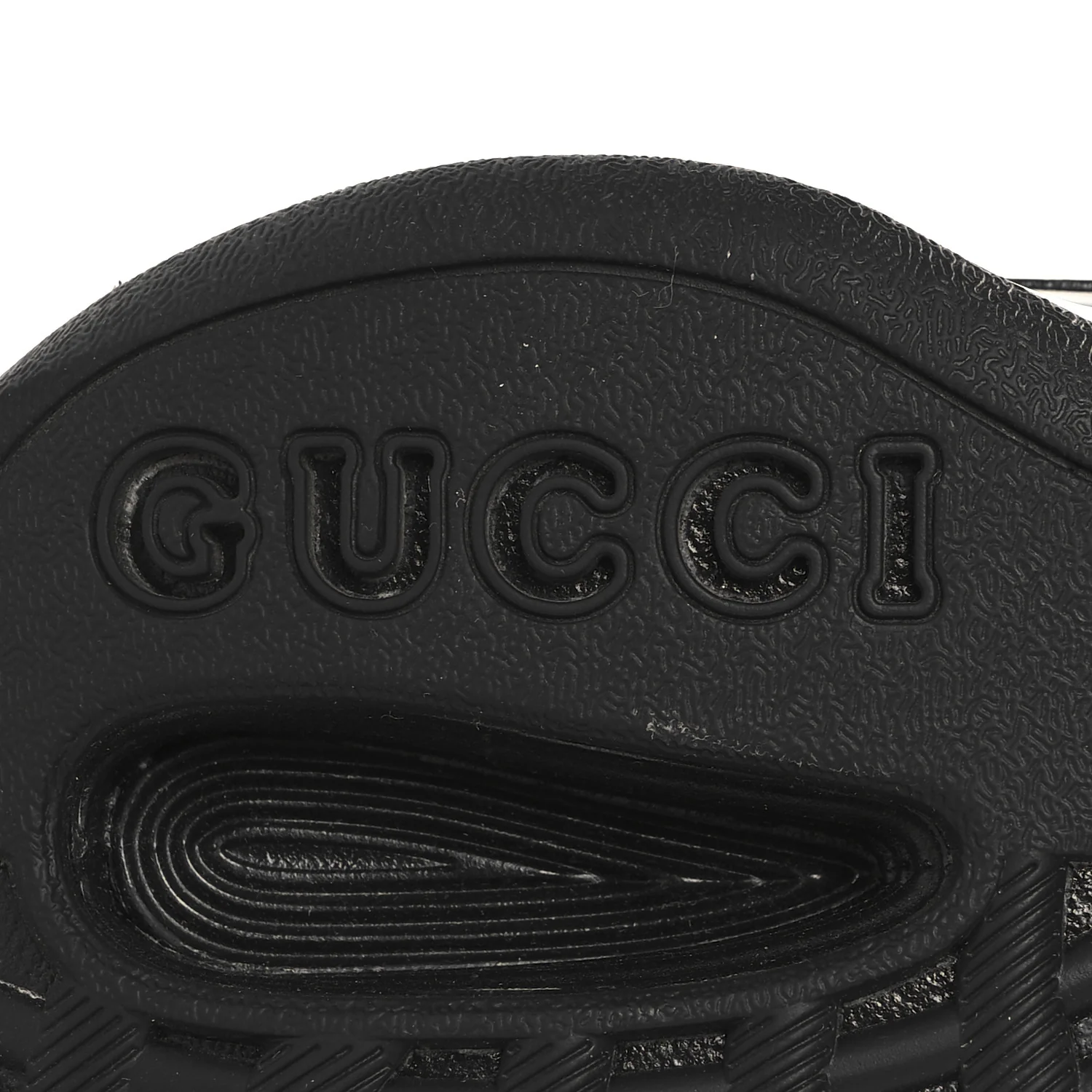 Tela Retino Mesh Crystal Suede GG Monogram Womens Gucci Run Sneakers 36.5 Black Silver - Top Club