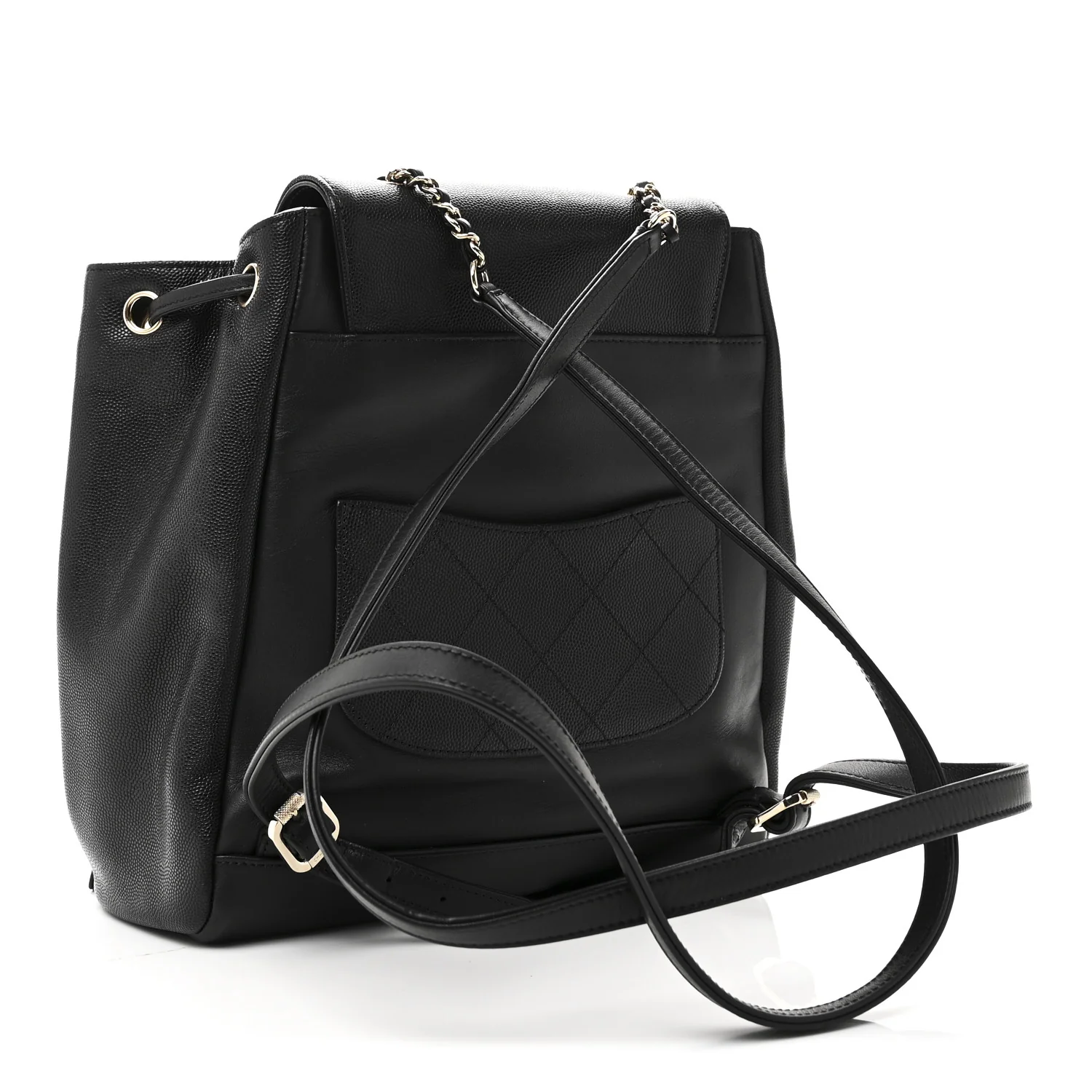 Caviar Quilted Business Affinity Backpack Black - Top Club