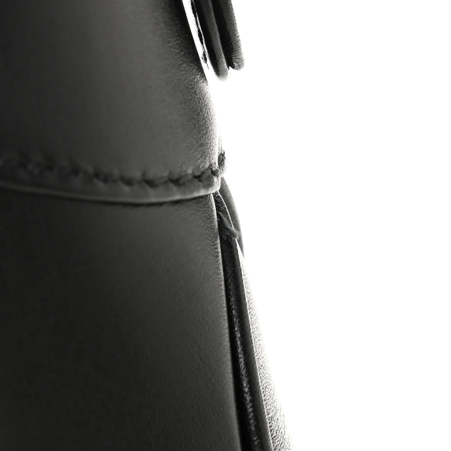 Calfskin Small Jackie Shoulder Bag Black - Top Club