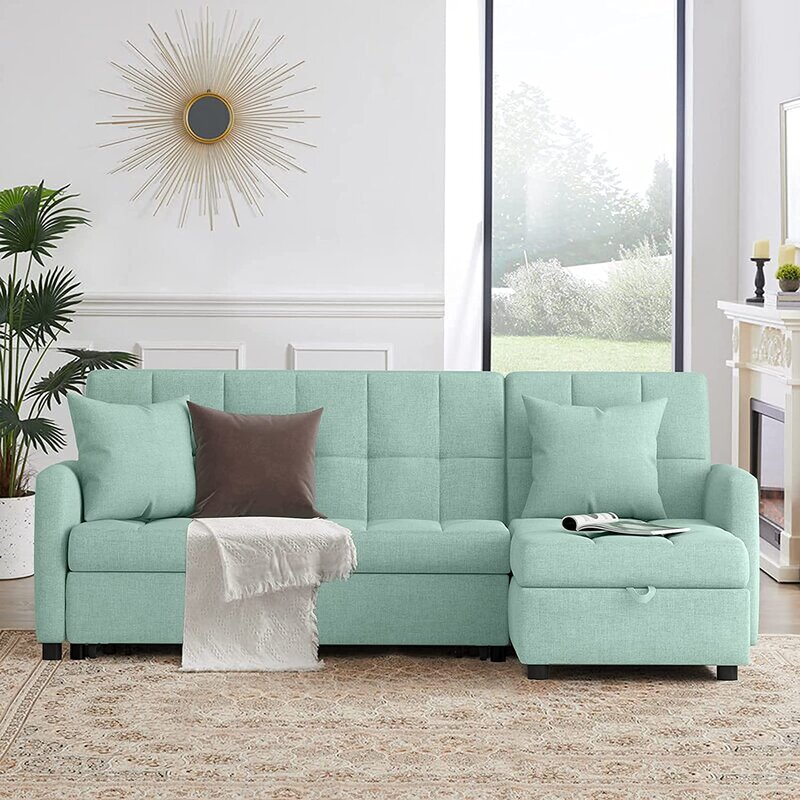 81.9'' Square Arm Sofa Bett