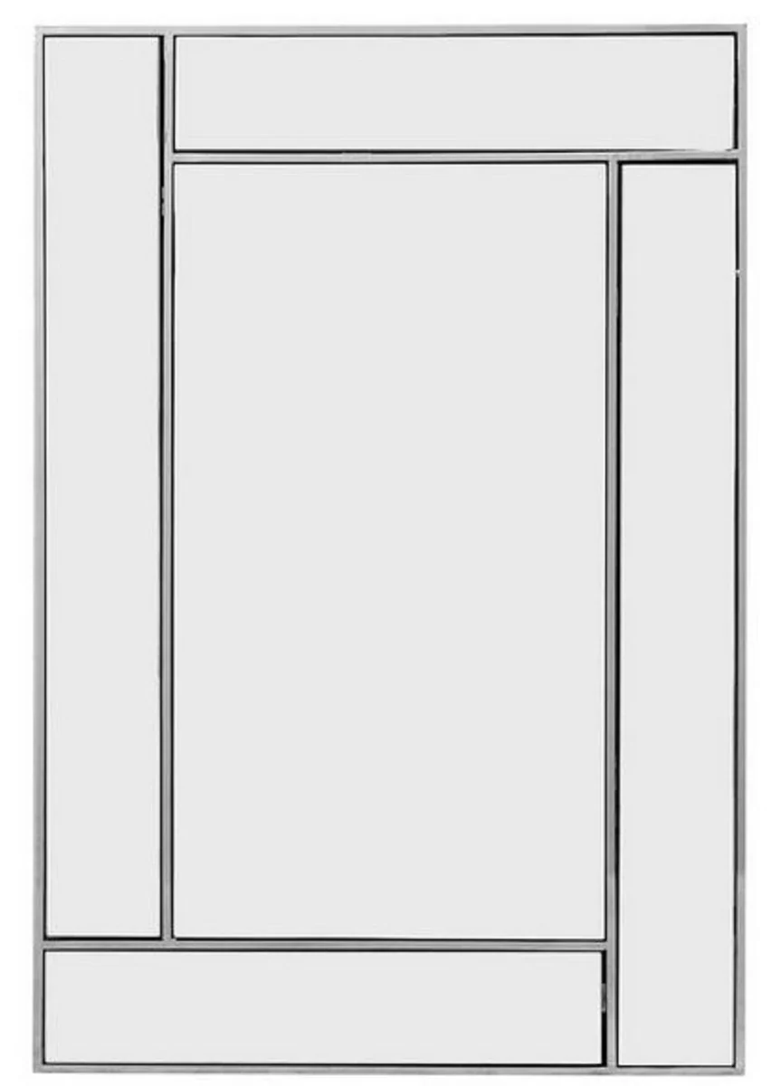 Luxury stainless steel mirror / wall mirror silver 60 x H. 90 cm - Luxury Collection