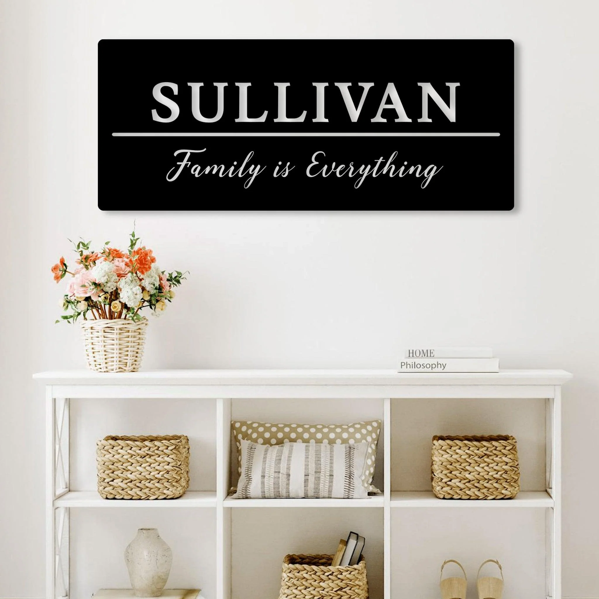Family is Everything Custom Metal Sign - Alvarez Pro Painting LLC