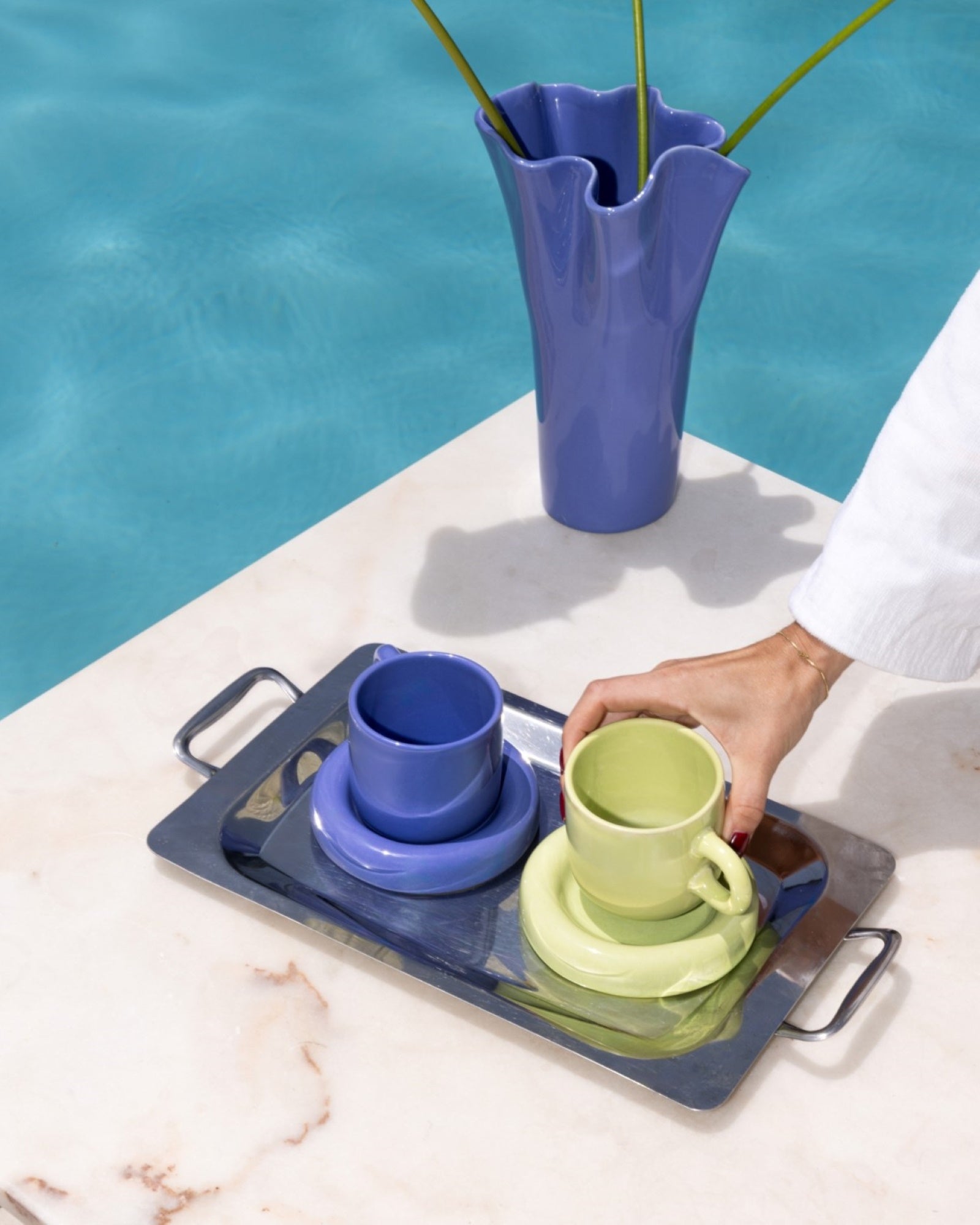 Seia Tasse & Untertasse cornflower