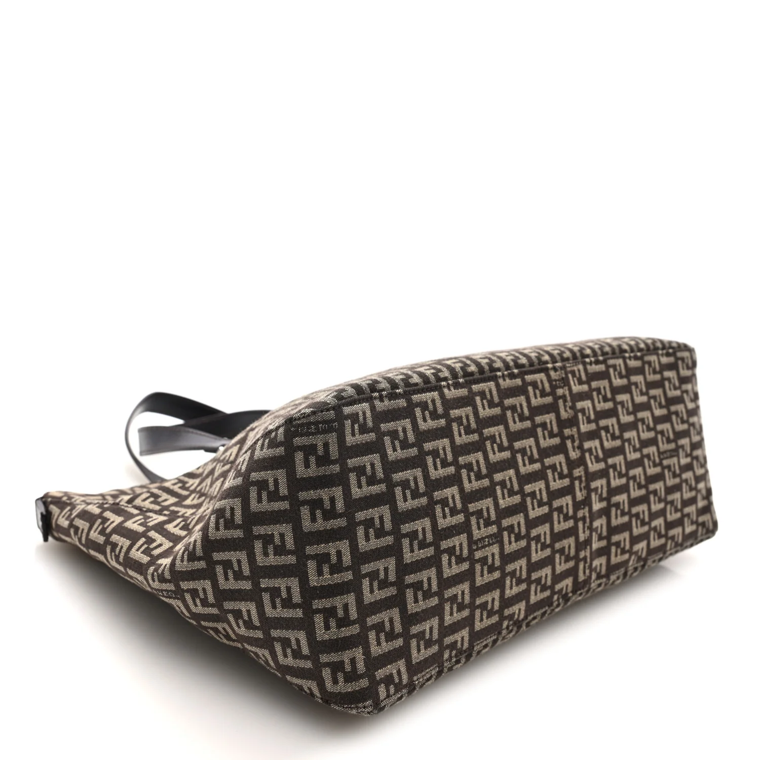 Zucchino Vitello Roll Tote Tobacco - Top Club