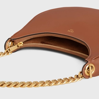 MEDIUM AVA CHAIN IN SMOOTH CALFSKIN TAN - Top Club
