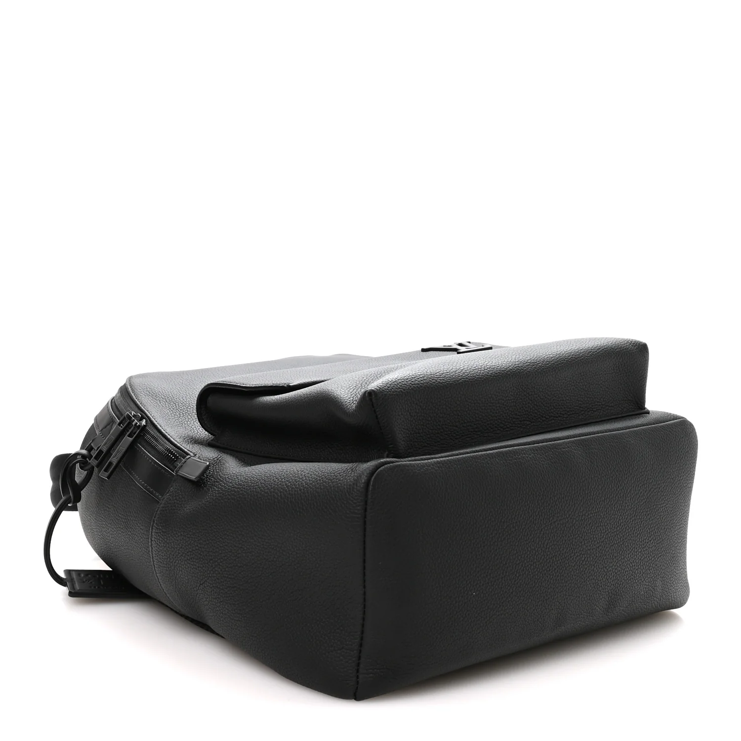 Grained Calfskin Aerogram Takeoff Backpack Black - Top Club