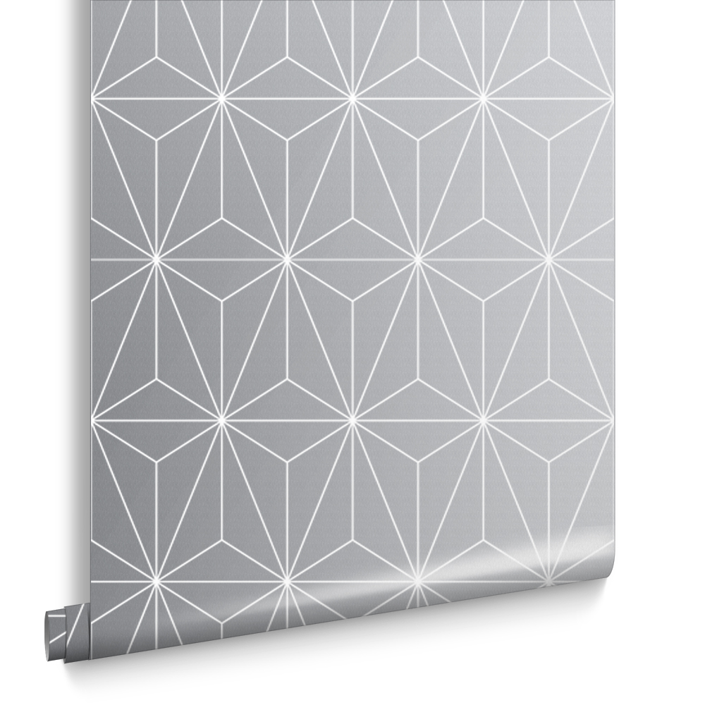 Graham & Brown  vliesbehang  Prism Silver Graham & Brown  vliesbehang  Prism Silver
