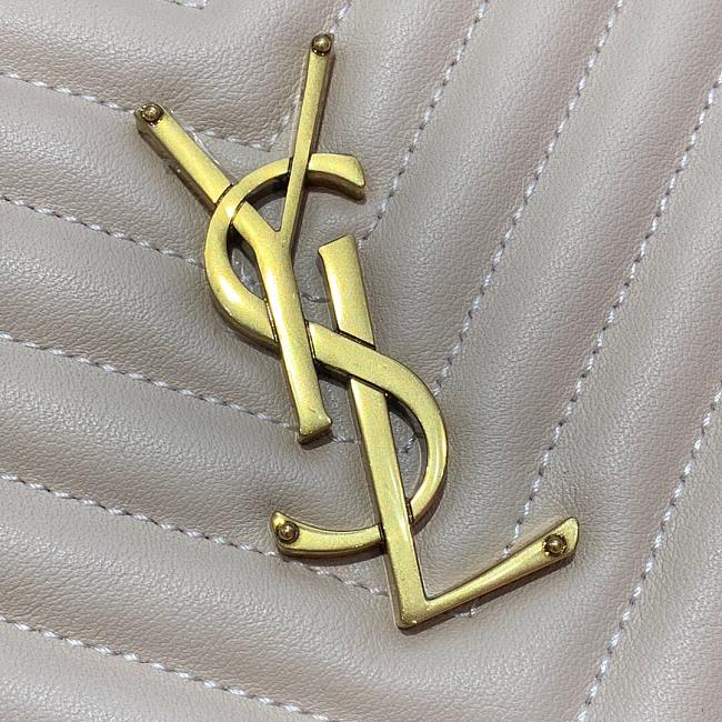 YSL LouLou Camera Bag 23 Beige Gold 23x16x6cm - Top Club