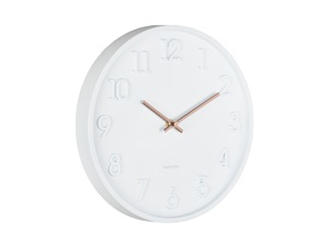 Wandklok Calma - Wit