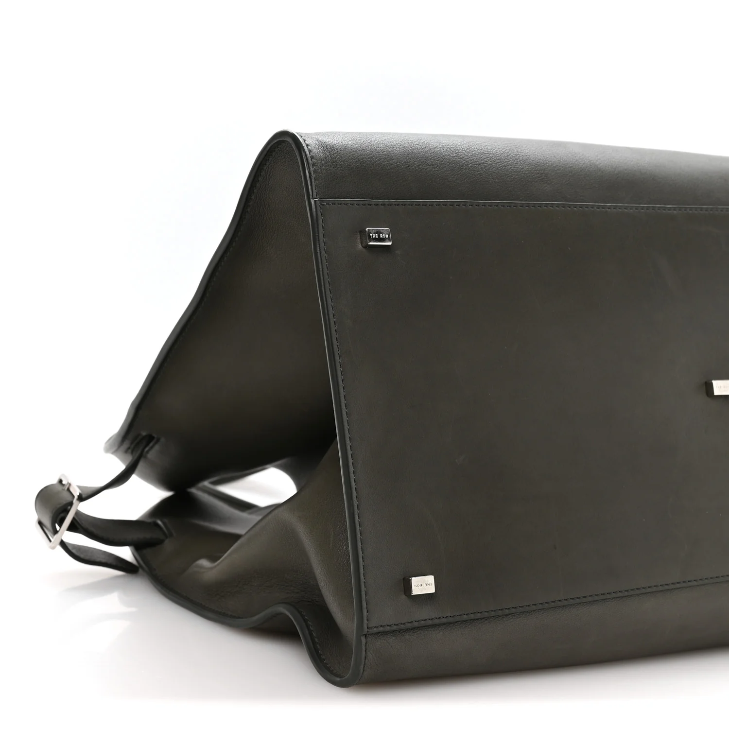 Polished Saddle Calfskin Soft Margaux 17 Koala Grey - Top Club