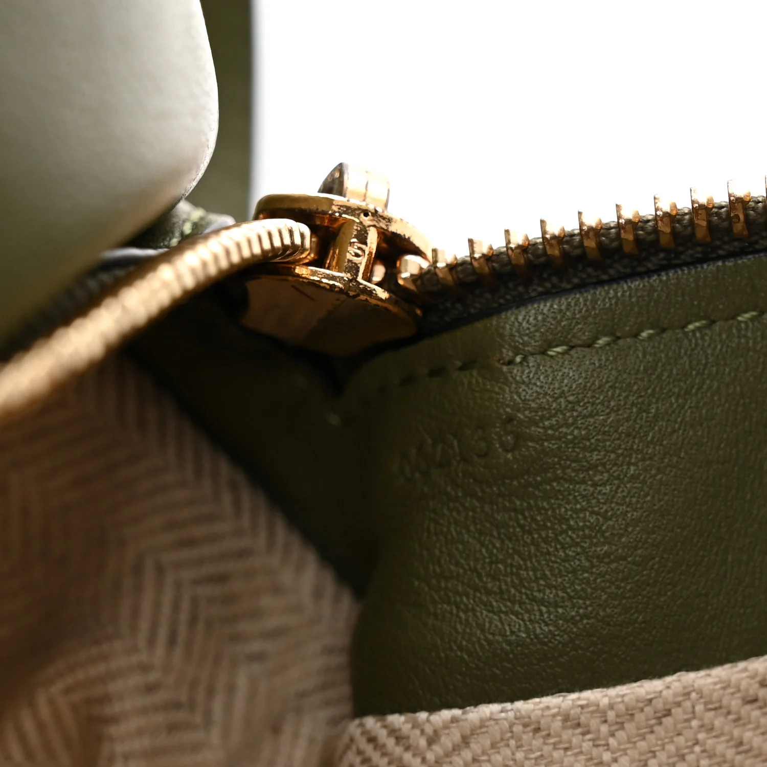 Calfskin Puzzle Hobo Avocado - Top Club