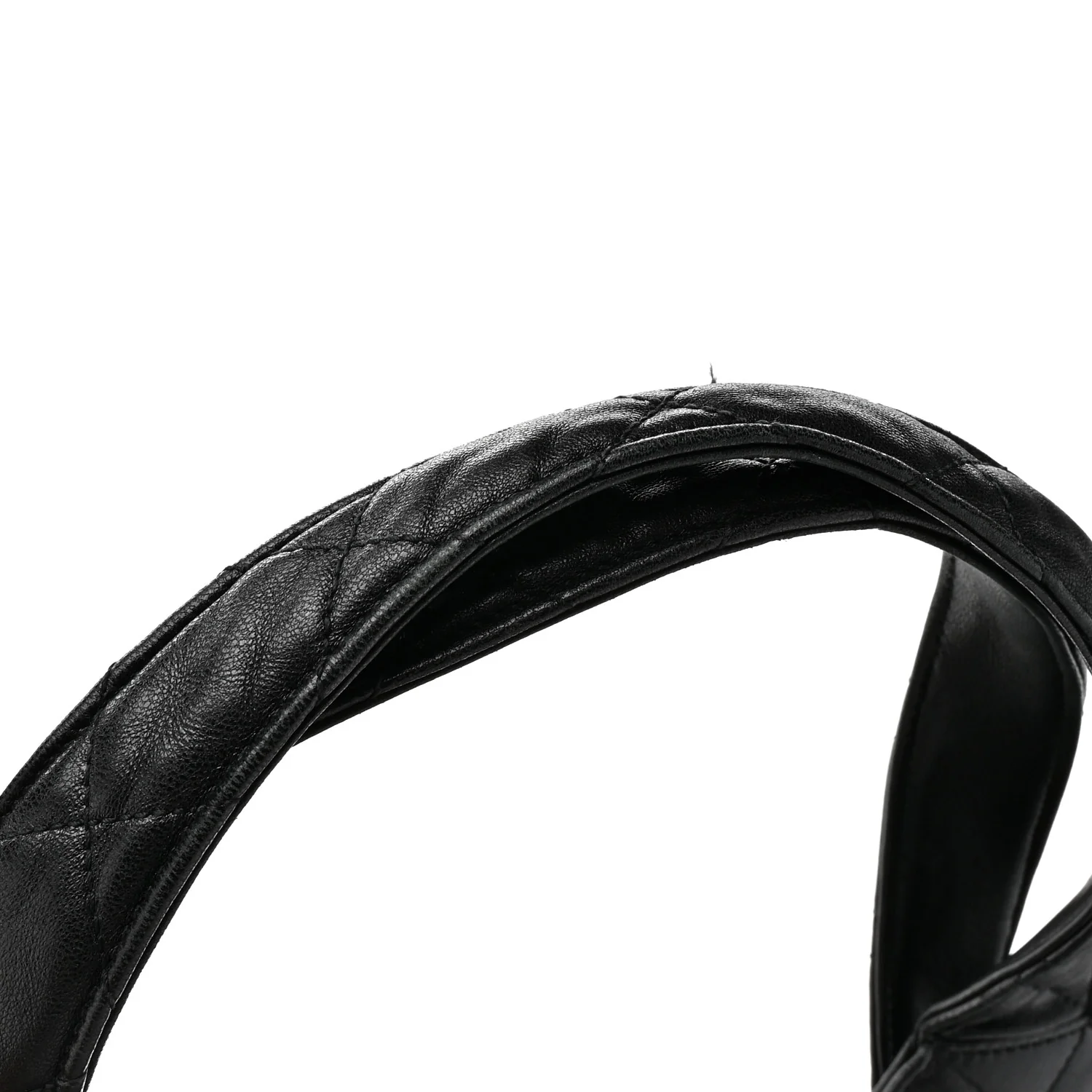 Lambskin Quilted Maxi Icare Shopping Tote Black - Top Club
