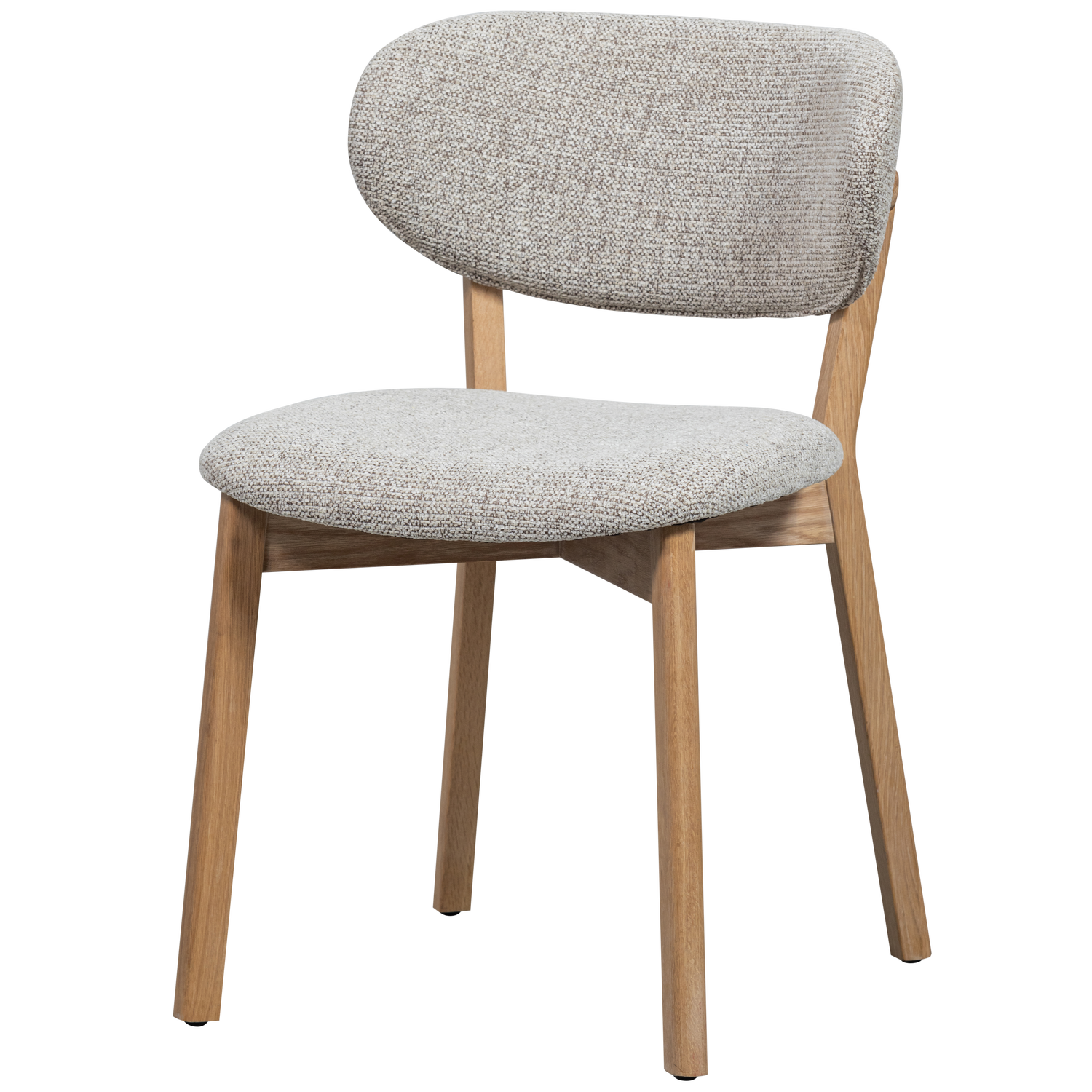 Udar eetkamerstoel naturel met houten frame naturel