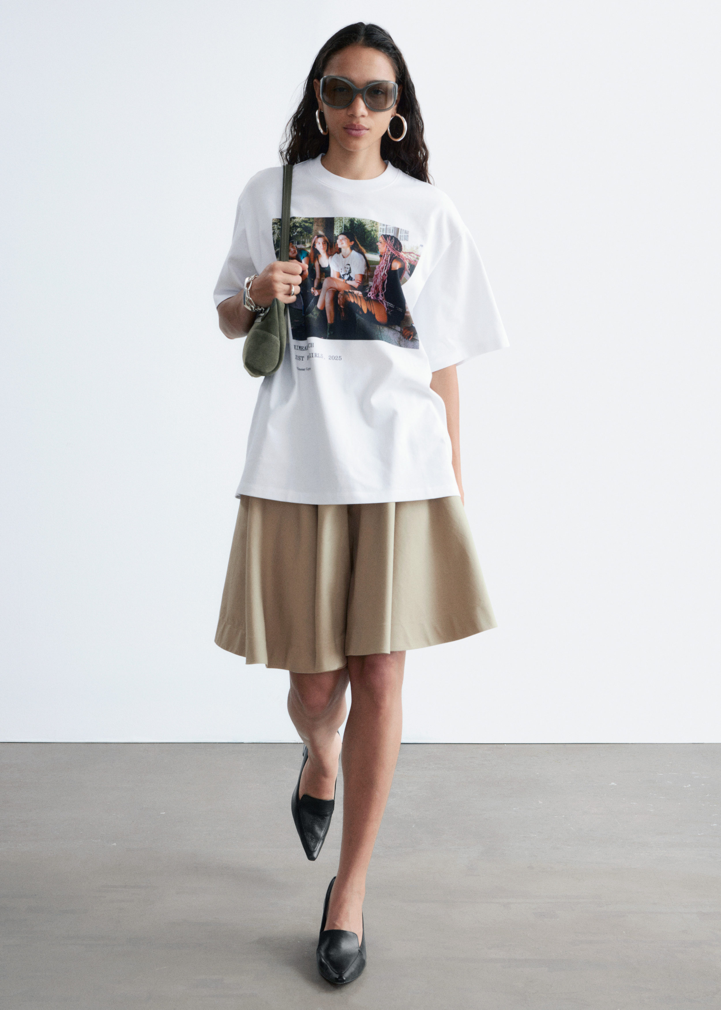 & Other Stories OVERSIZED PRINT T-SHIRT