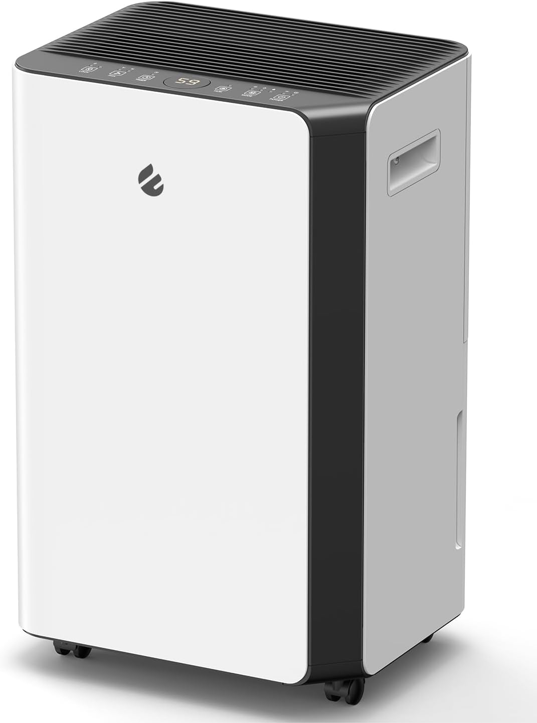 Deumidificatore Casa Muffa 20L/Giorno, Per Ambienti di Circa 60 m² – 41 dB, Con Tubo di Scarico, Filtro Rimovibile, Timer 24h, Serbatoio Acqua da 4.5L, Per Cantina, Soggiorno, Camera da Letto,Bagno