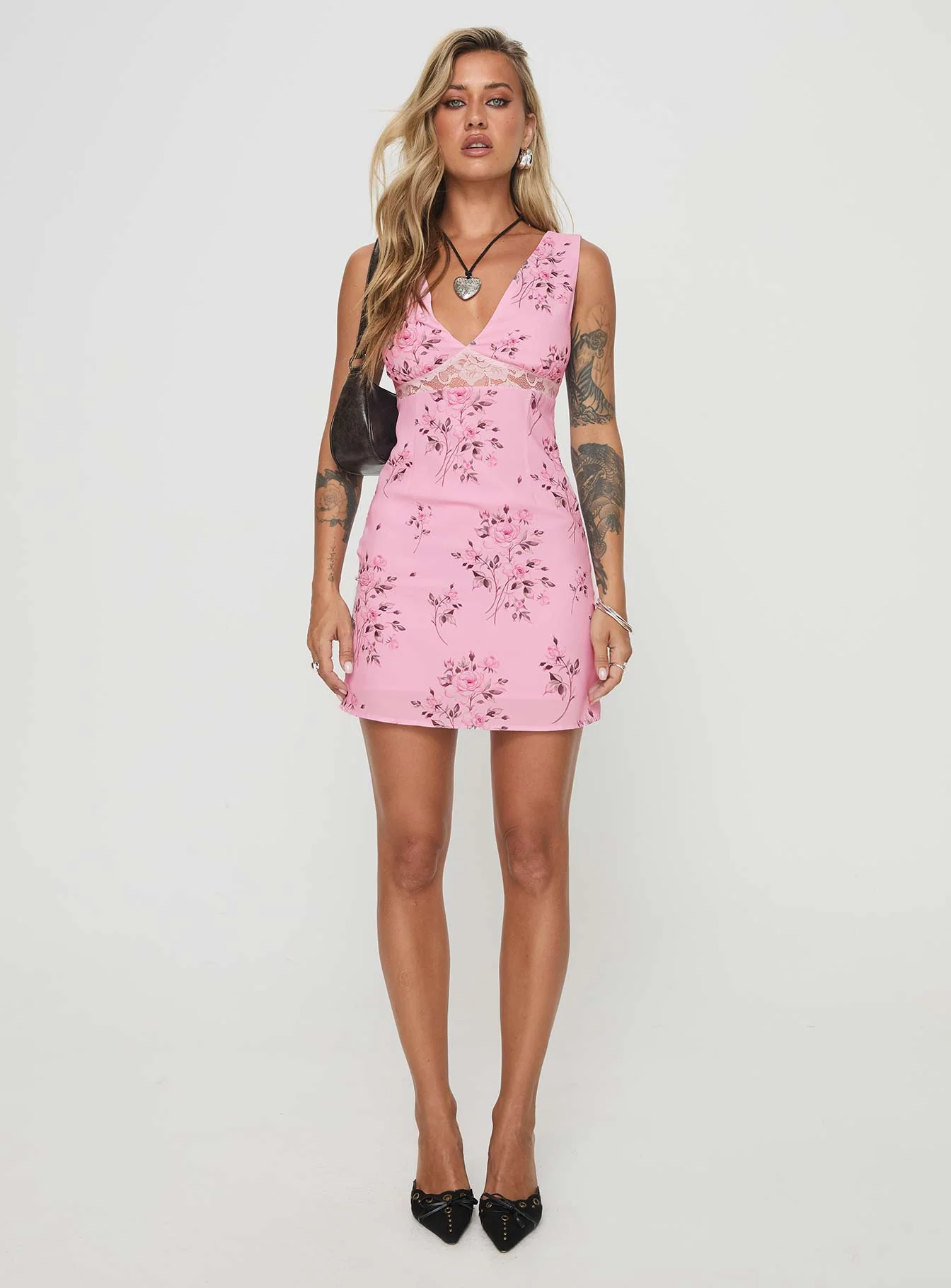 Romancer Mini Dress Pink