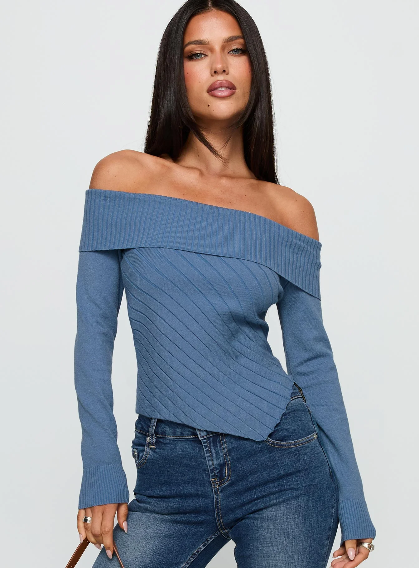 Brisa Long Sleeve Top Blue