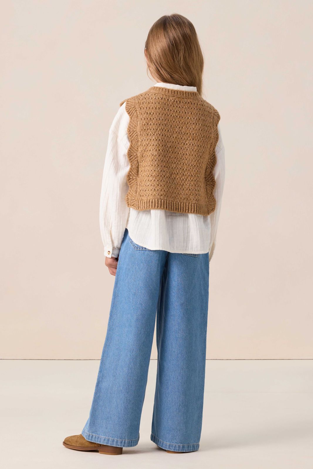 Witte blouse met embroidery