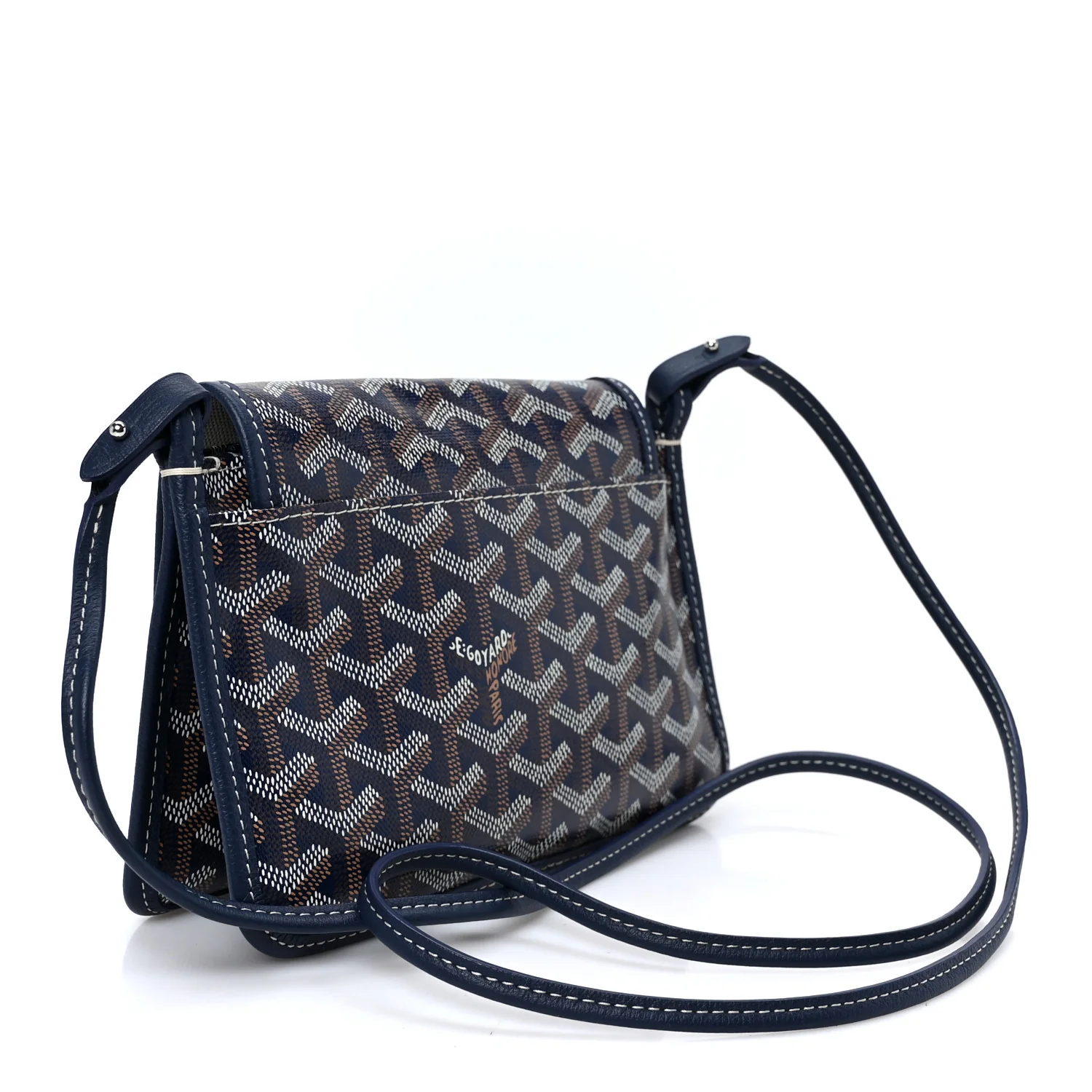 Goyardine Plumet Wallet Clutch Navy