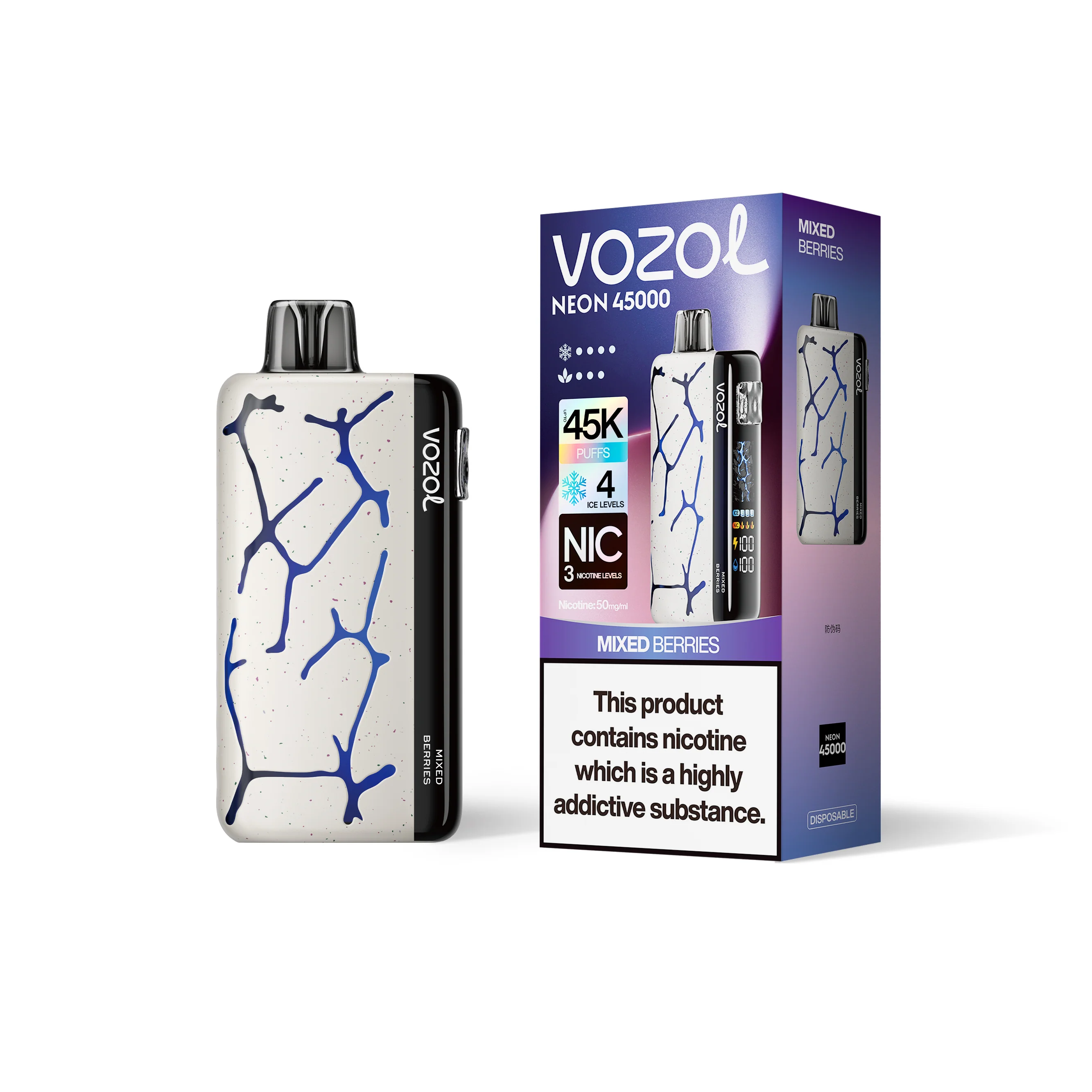 VOZOL NEON 45K Disposable Vape (All Flavours)