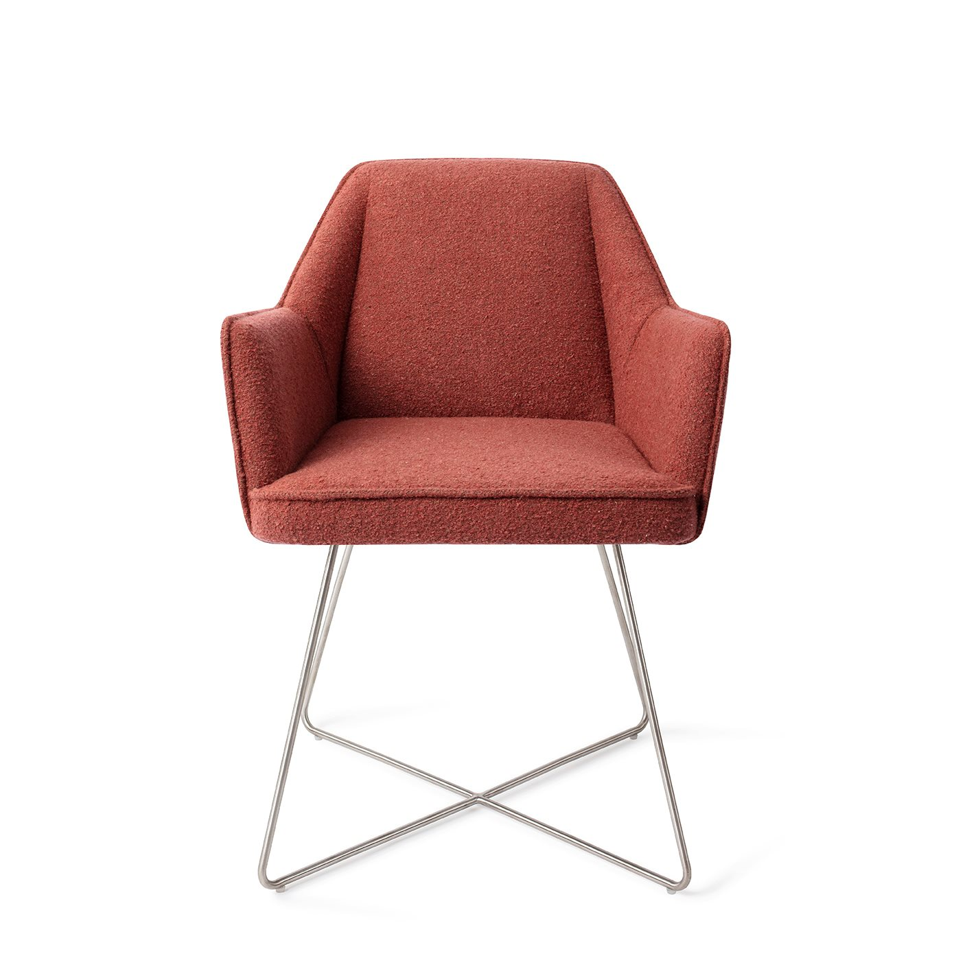 Tome Shabby Saffron Eetkamerstoel - Cross Steel