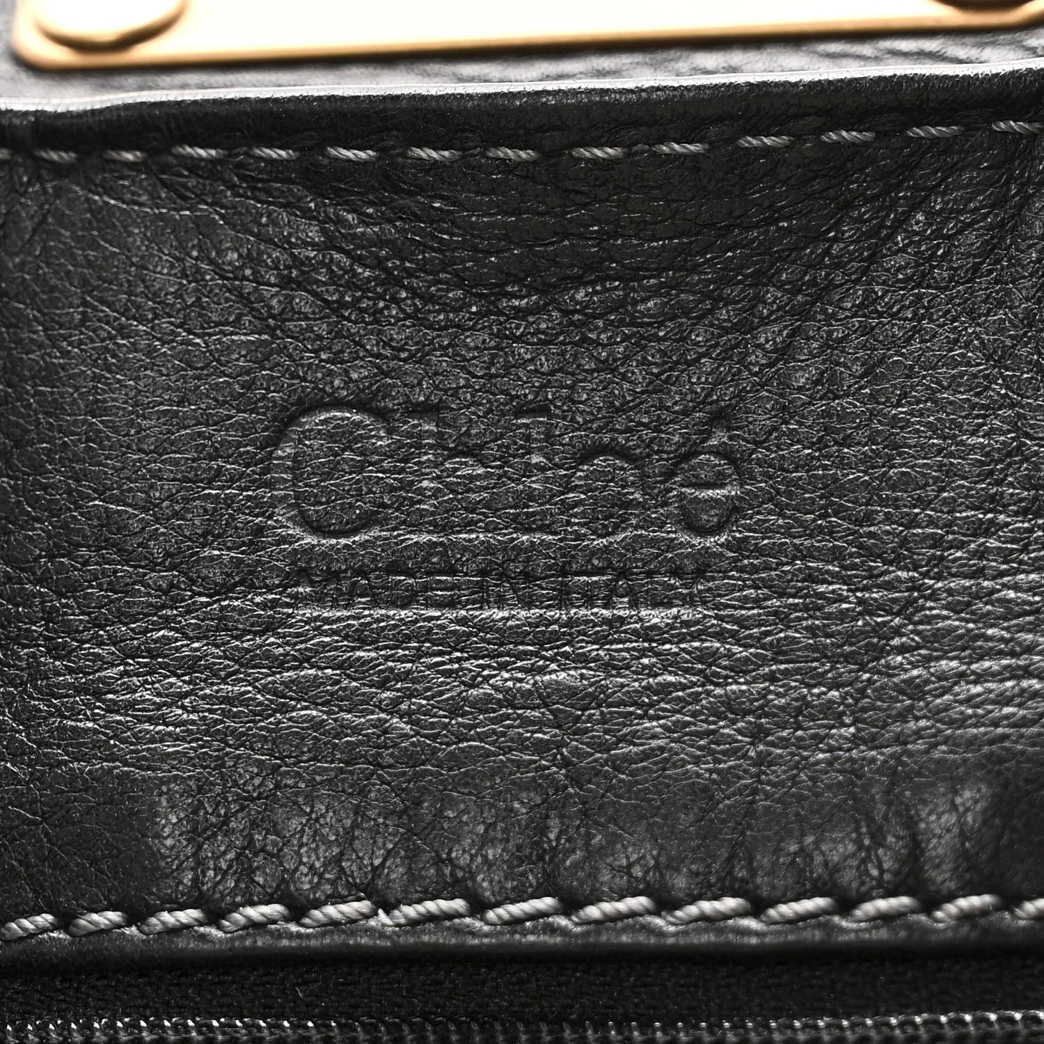 Calfskin Medium Paddington Satchel Black - Top Club
