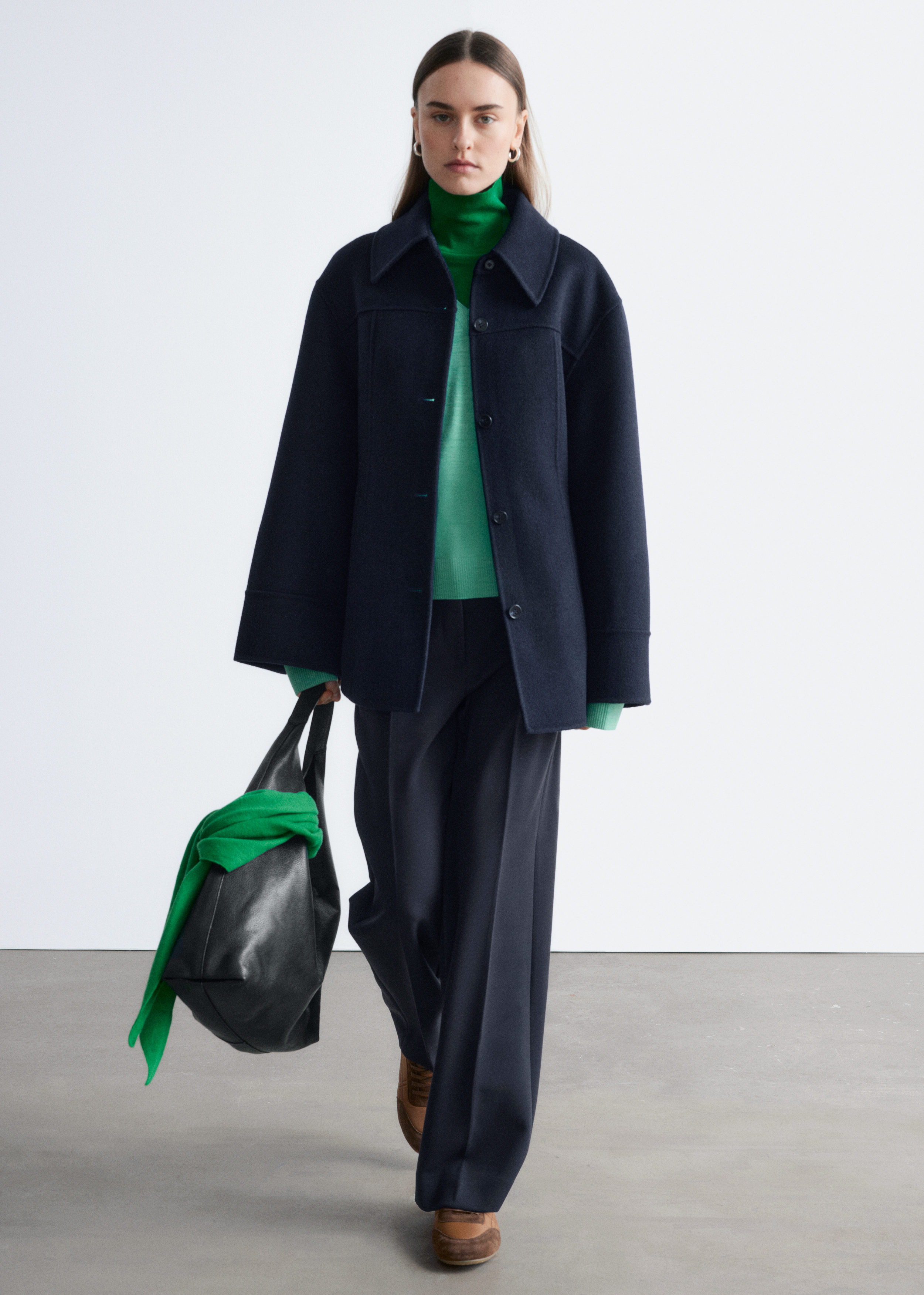 & Other Stories TAPERED WOOL JACKET