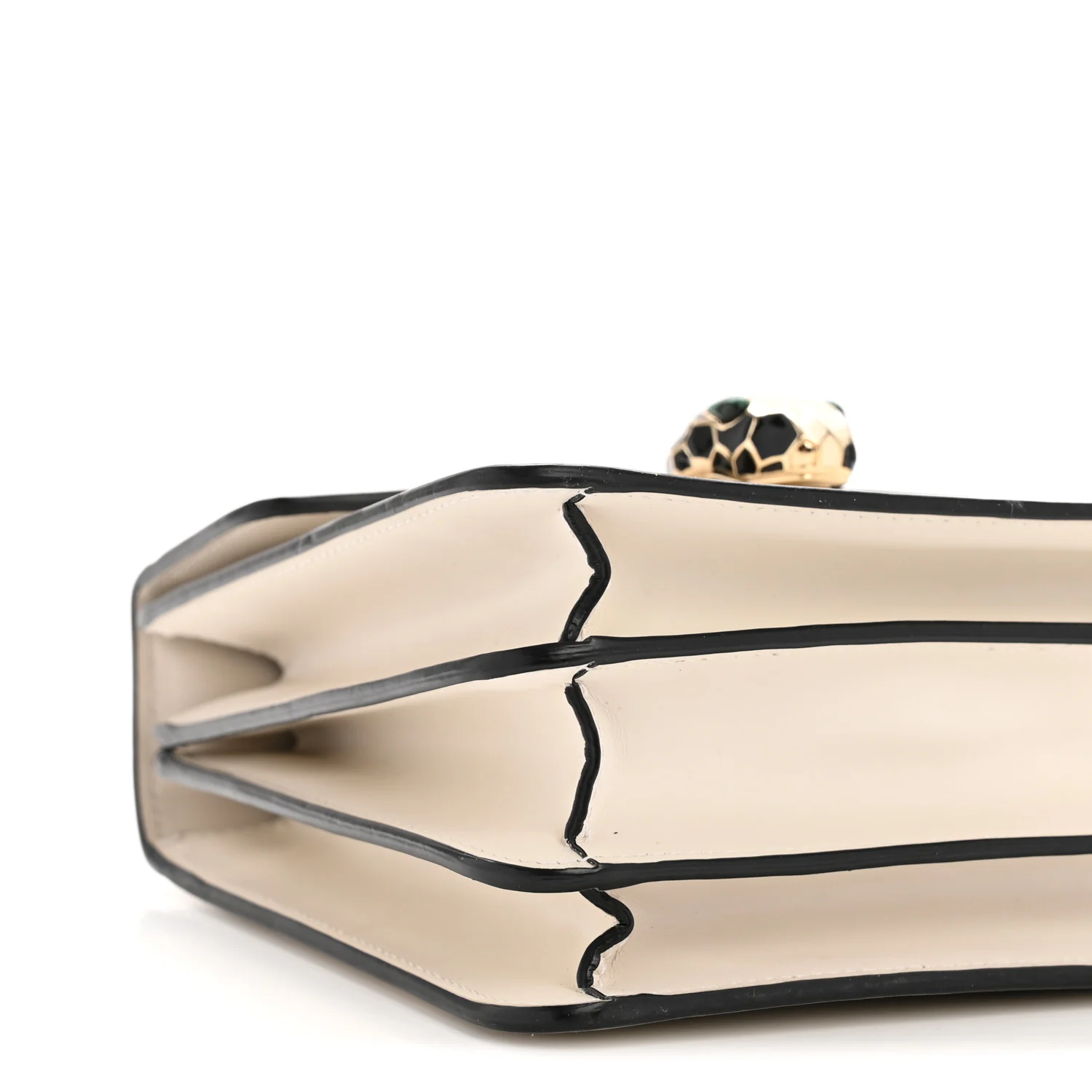Calfskin Serpenti Forever Top Handle White - Top Club