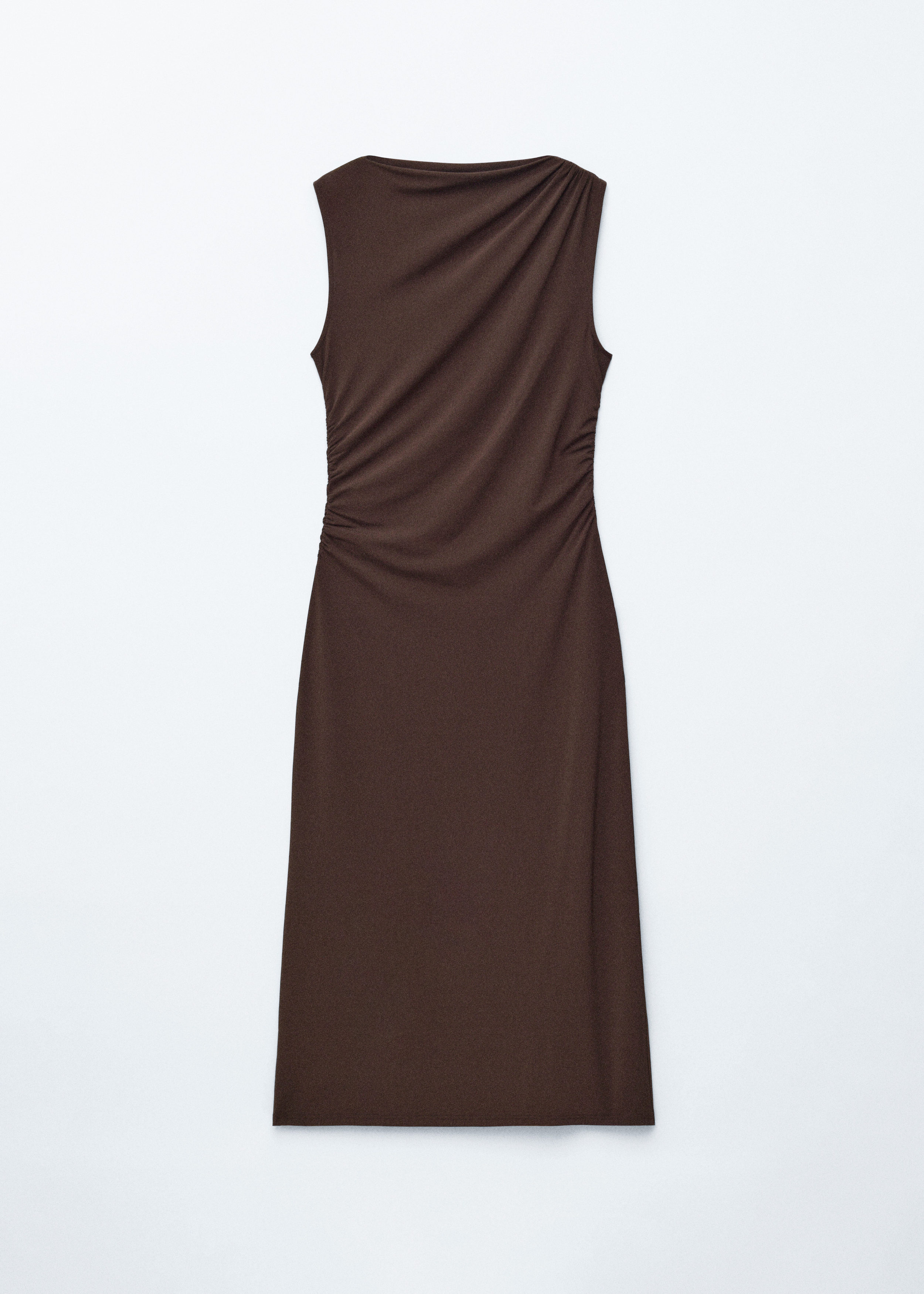 & Other Stories SLEEVELESS DRAPED MIDI DRESS