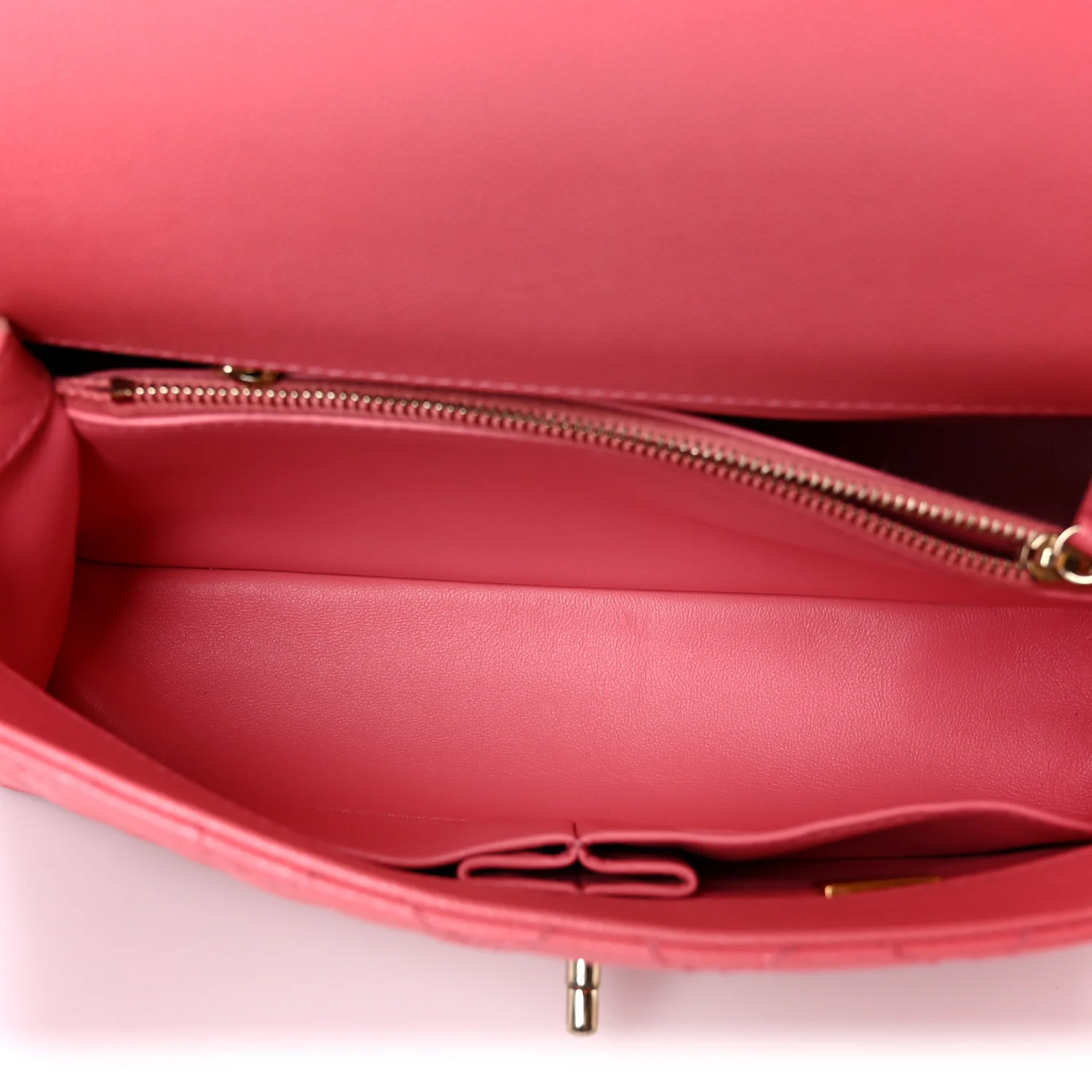 Caviar Quilted Small Coco Handle Flap Pink - Top Club