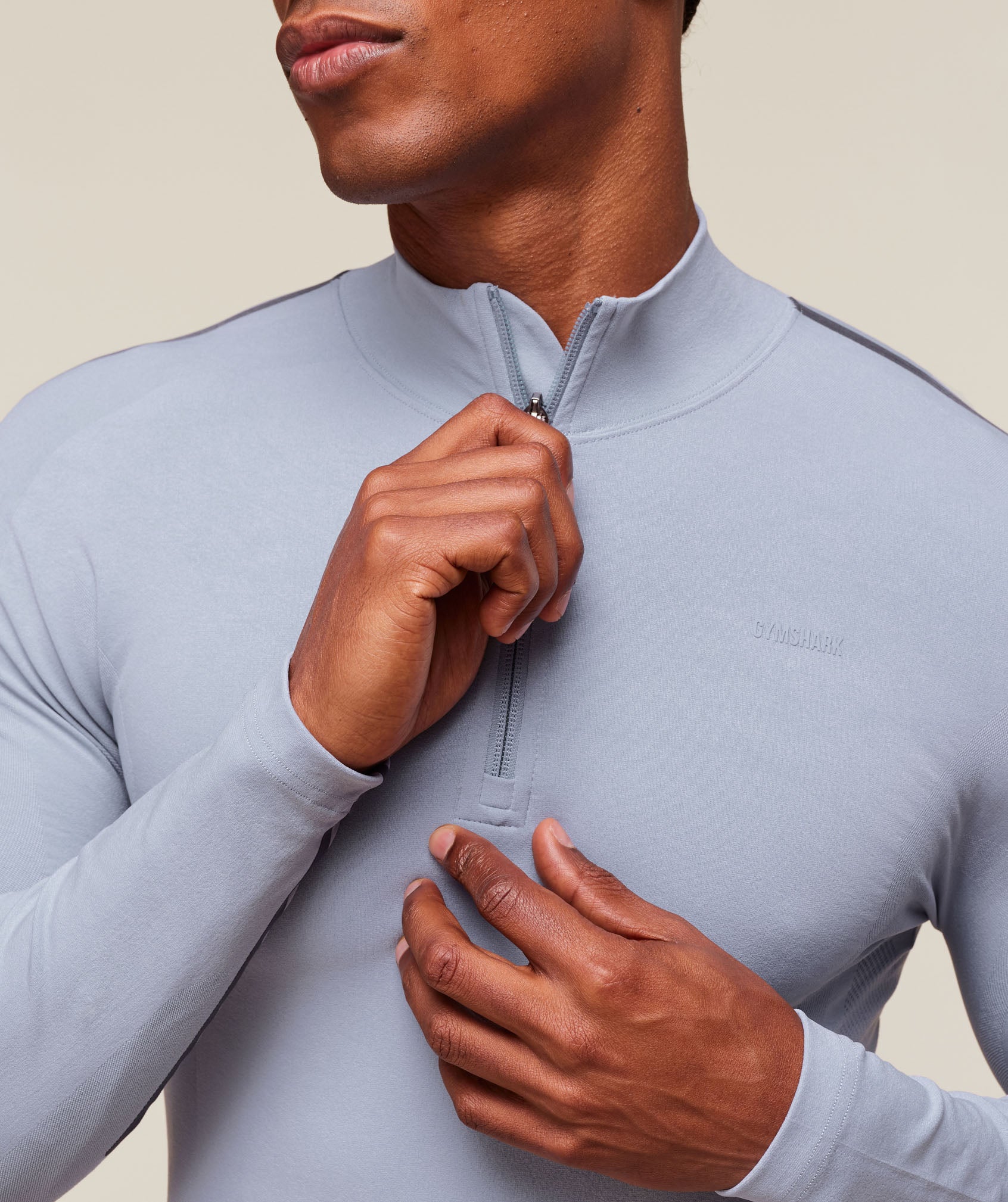 COACH everywear Warp Knit 1/4 Zip