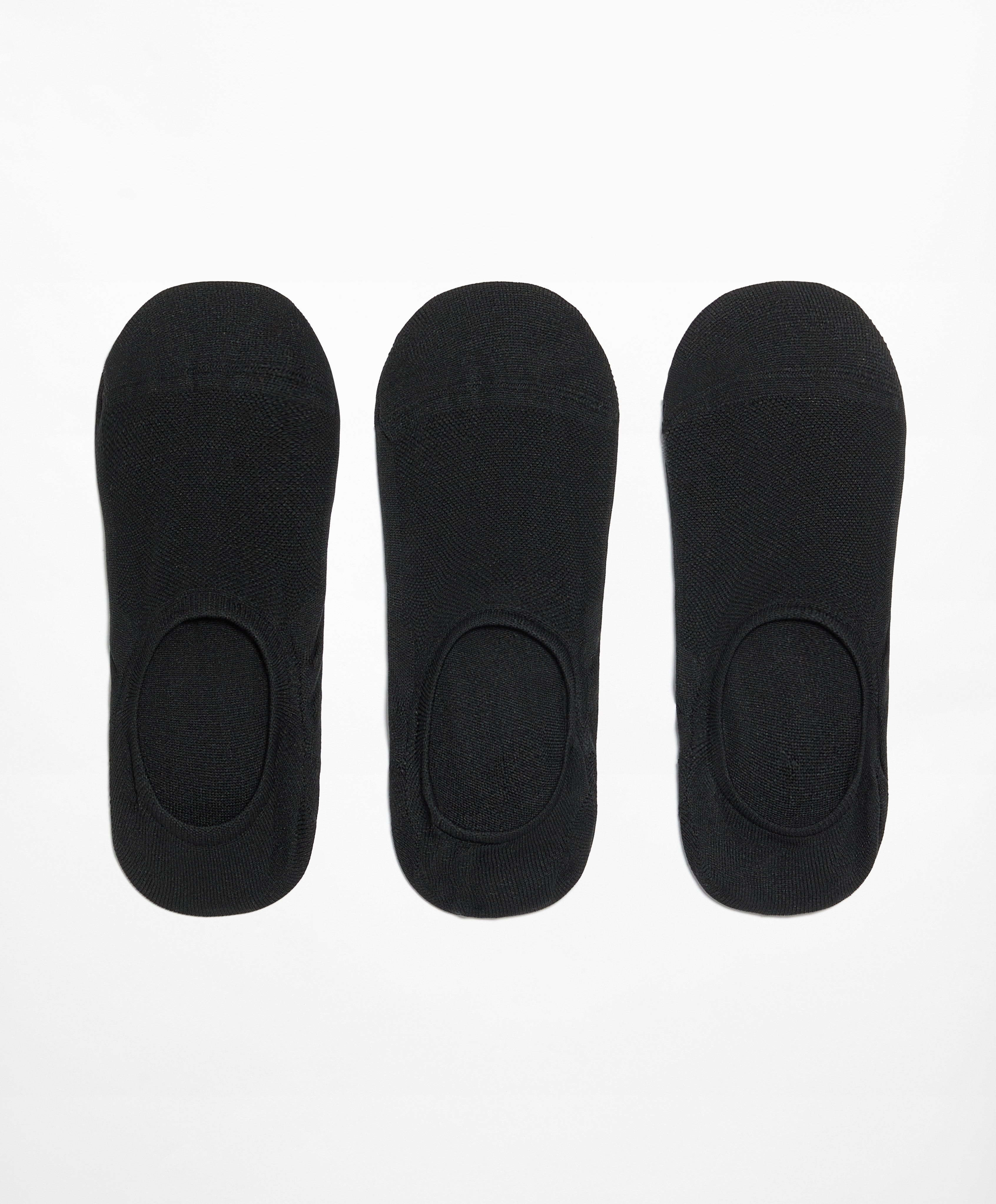 OYSHO 3 pairs of medium-cut invisible polyamide blend sports trainer socks
