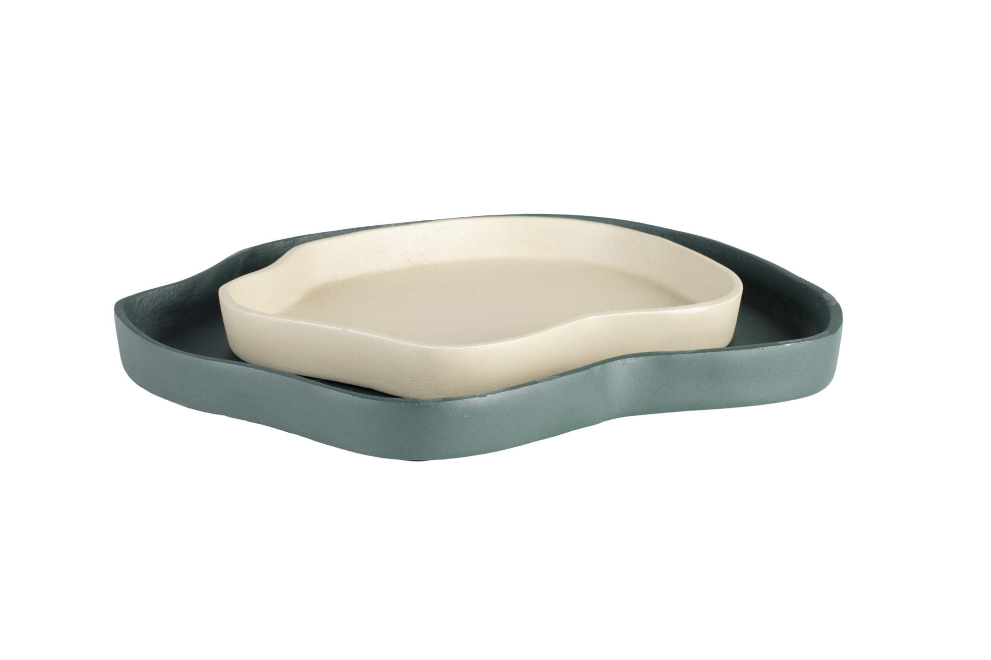 Schaal Tray Revolt groen - set van 2