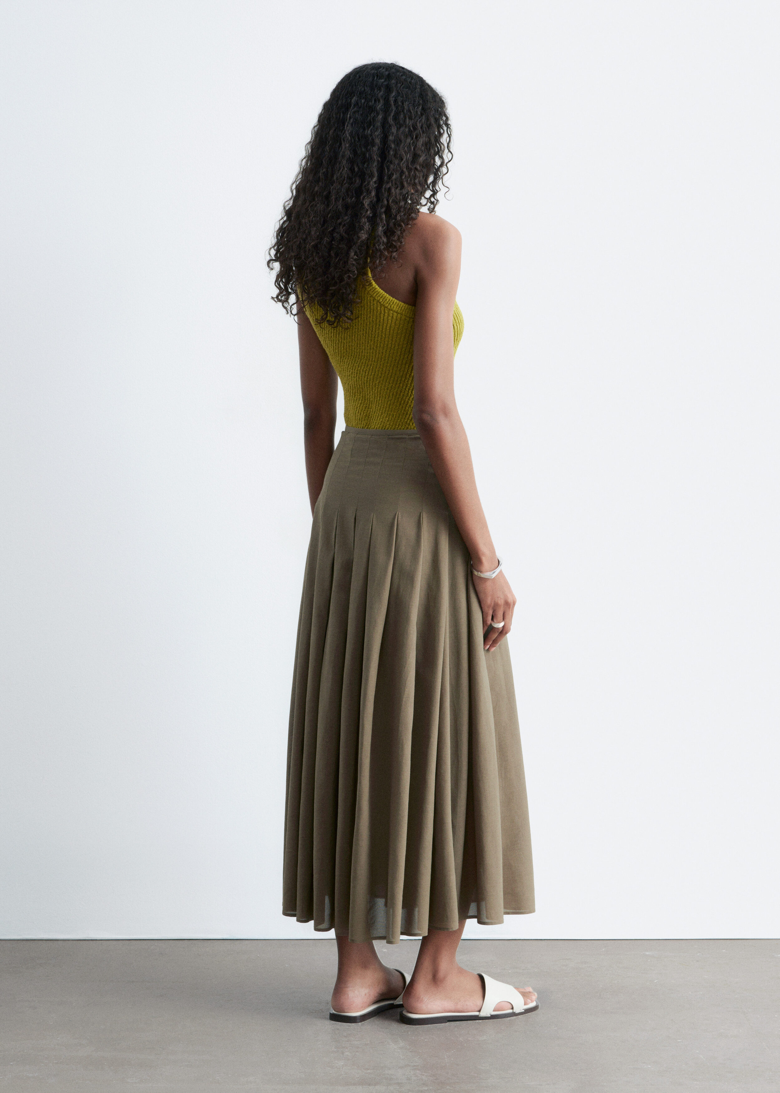 & Other Stories PLEATED MIDI SKIRT