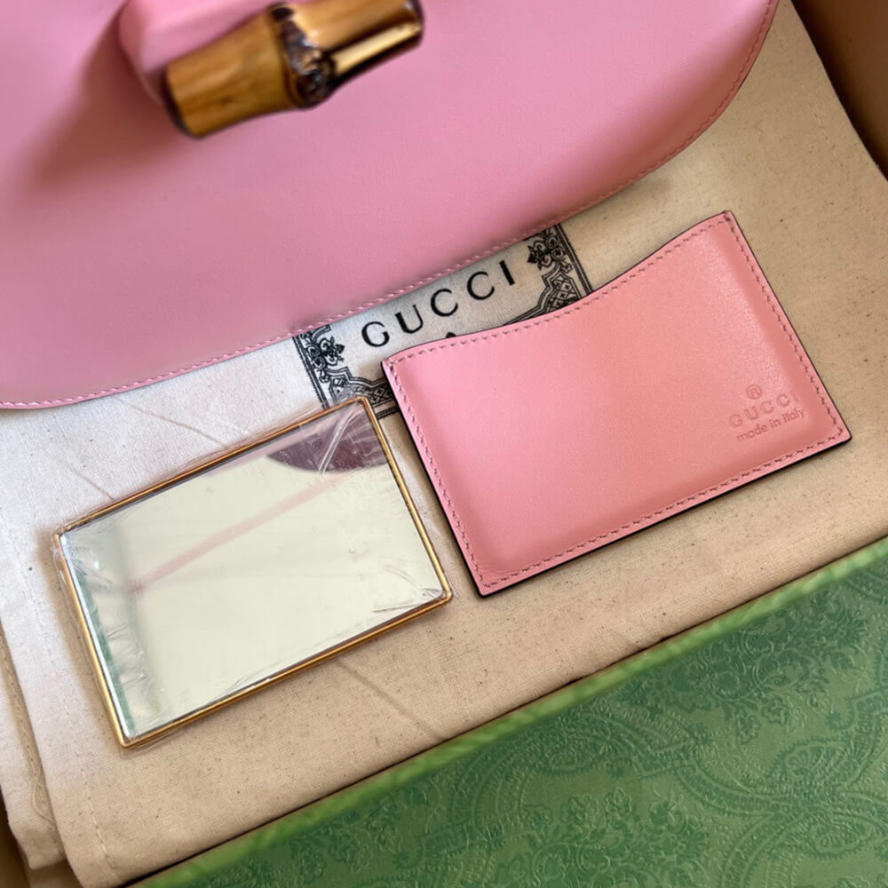 GUCCI BAMBOO 1947 JUMBO GG SMALL TOP HANDLE BAG - Top Club
