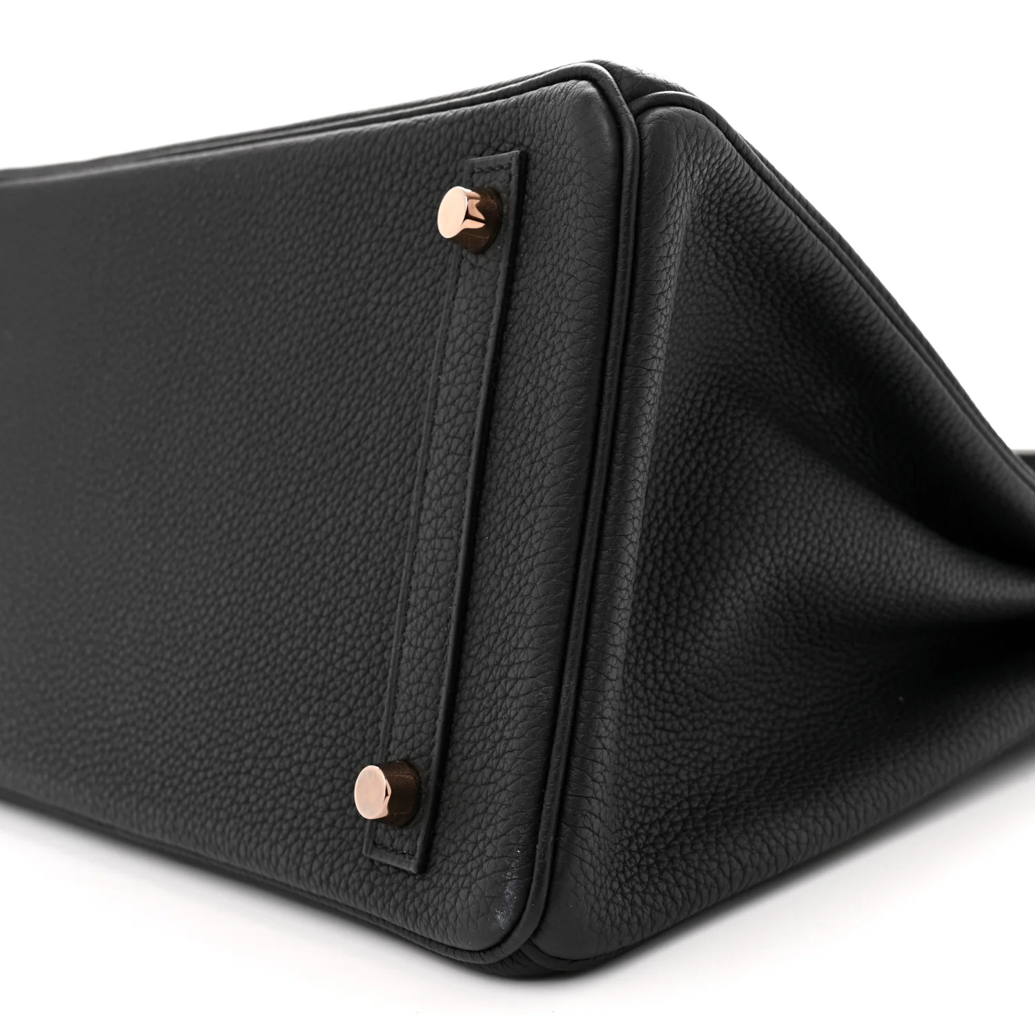 Togo Matte Alligator Birkin Touch 30 Black - Top Club