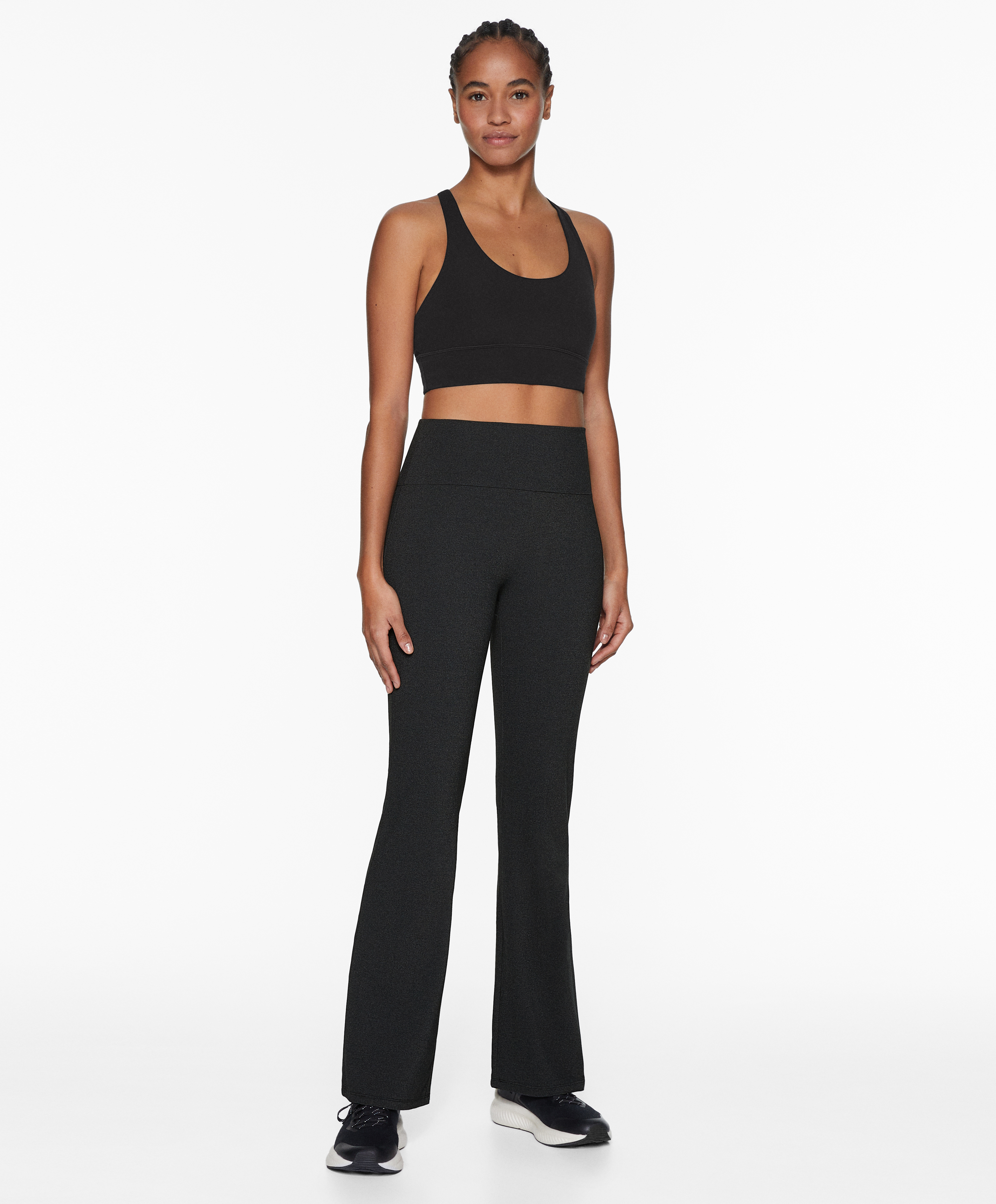 OYSHO High-rise comfortlux flare trousers