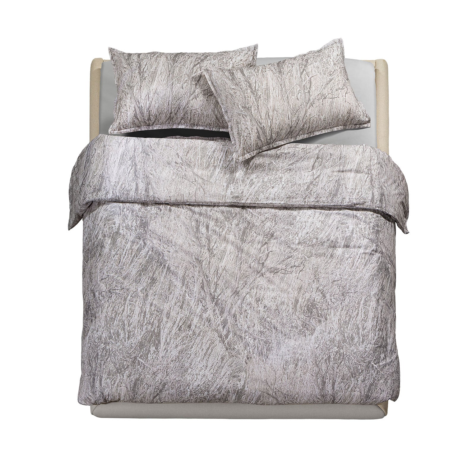 Copripiumino Con Federe In Cotone Forest Camo Matrimoniale Grey Diesel