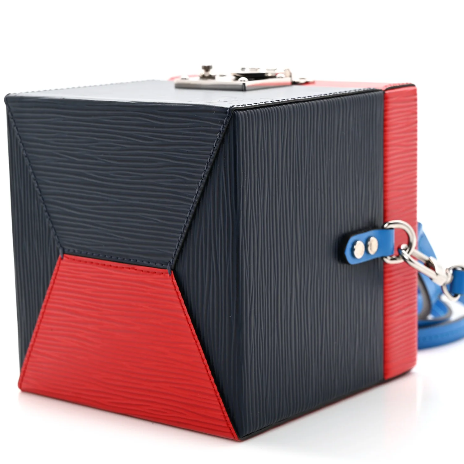 Epi Bleecker Box Indigo Coquelicot - Top Club