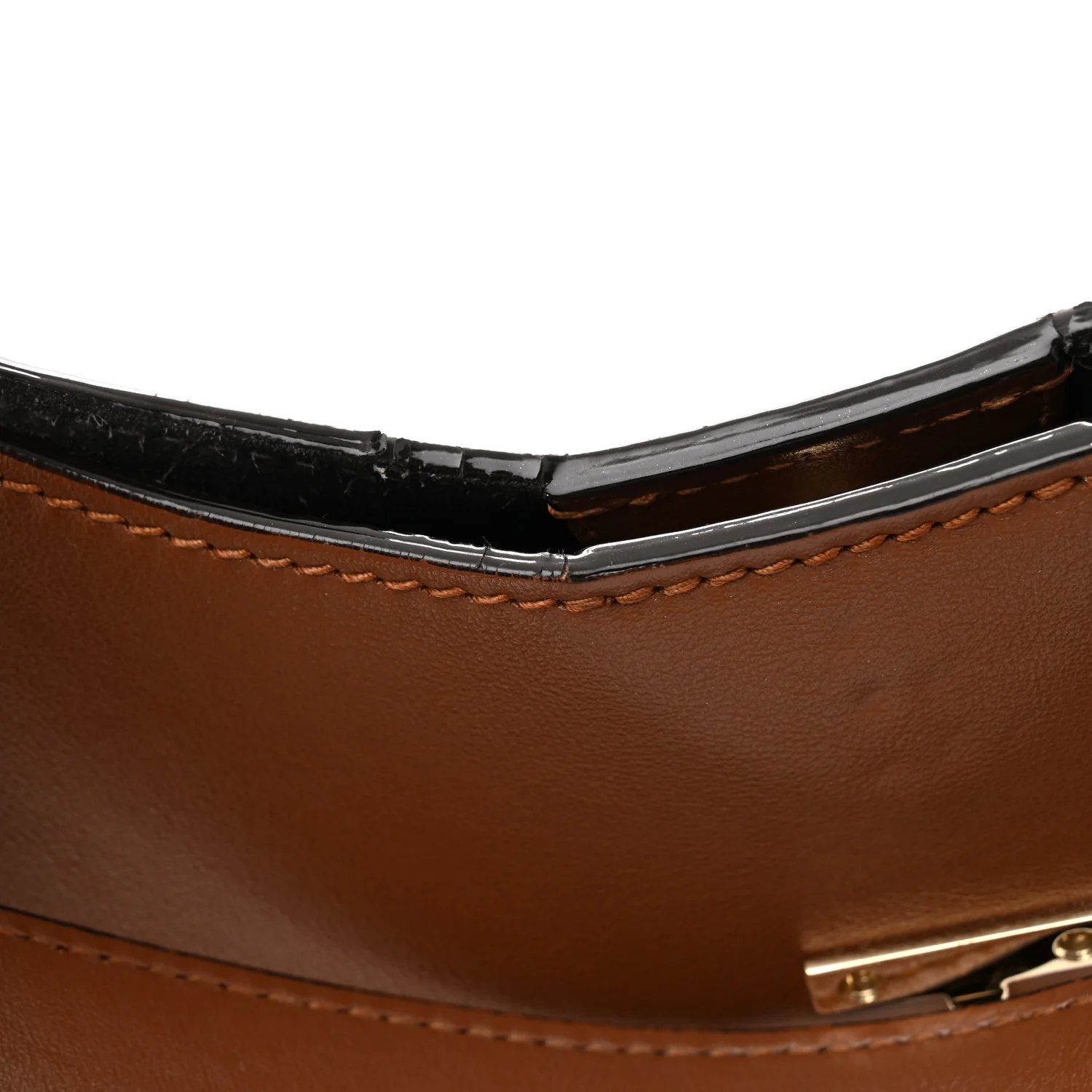 Calfskin Varenne Small Hobo Dark Tan - Top Club